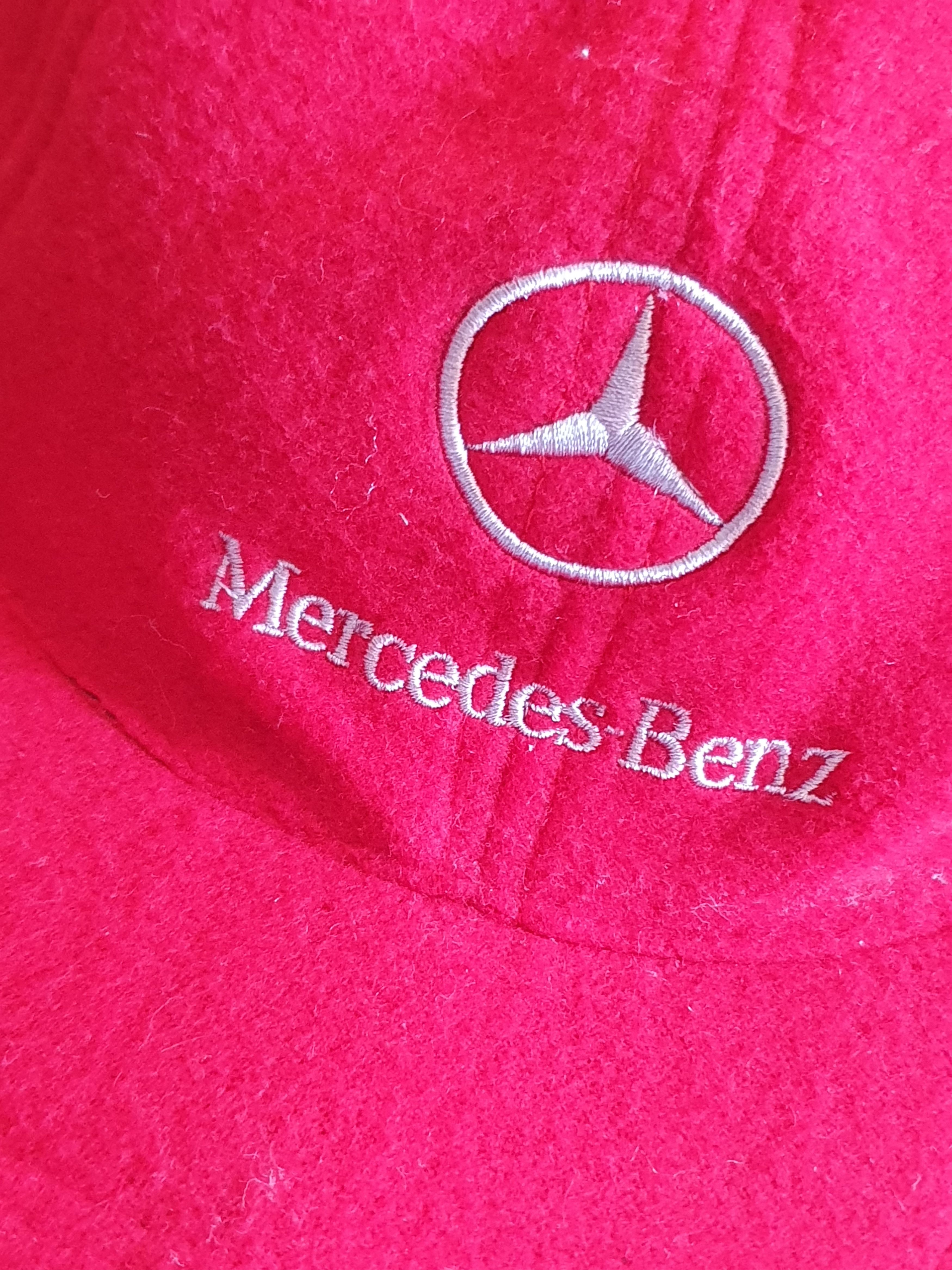 Mercedes-Benz × Vintage Mercedes Benz Vtg Reversible Racing Fleece Strapback Hat Cap Size ONE SIZE - 9 Thumbnail