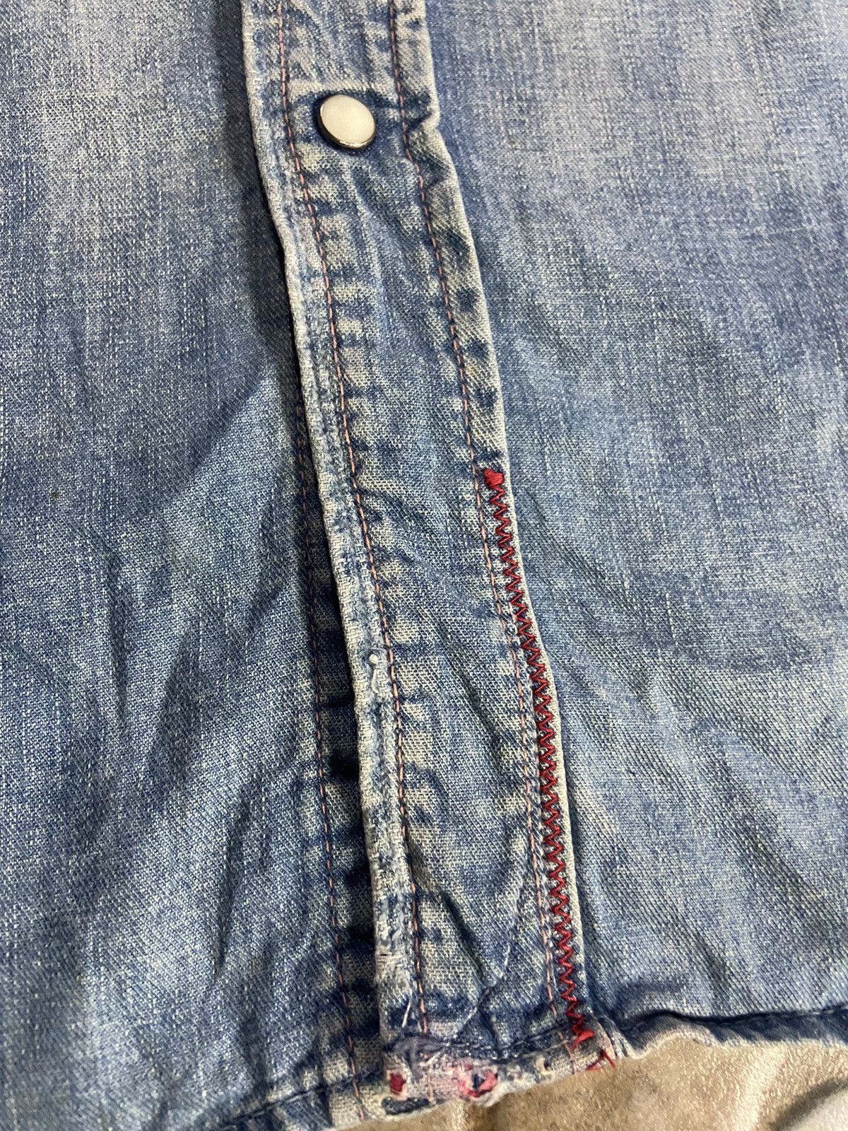 Hysteric Glamour VTG HYSTERIC GLAMOUR LONG SHIRT EMBROIDERY DENIM Size US M / EU 48-50 / 2 - 6 Thumbnail