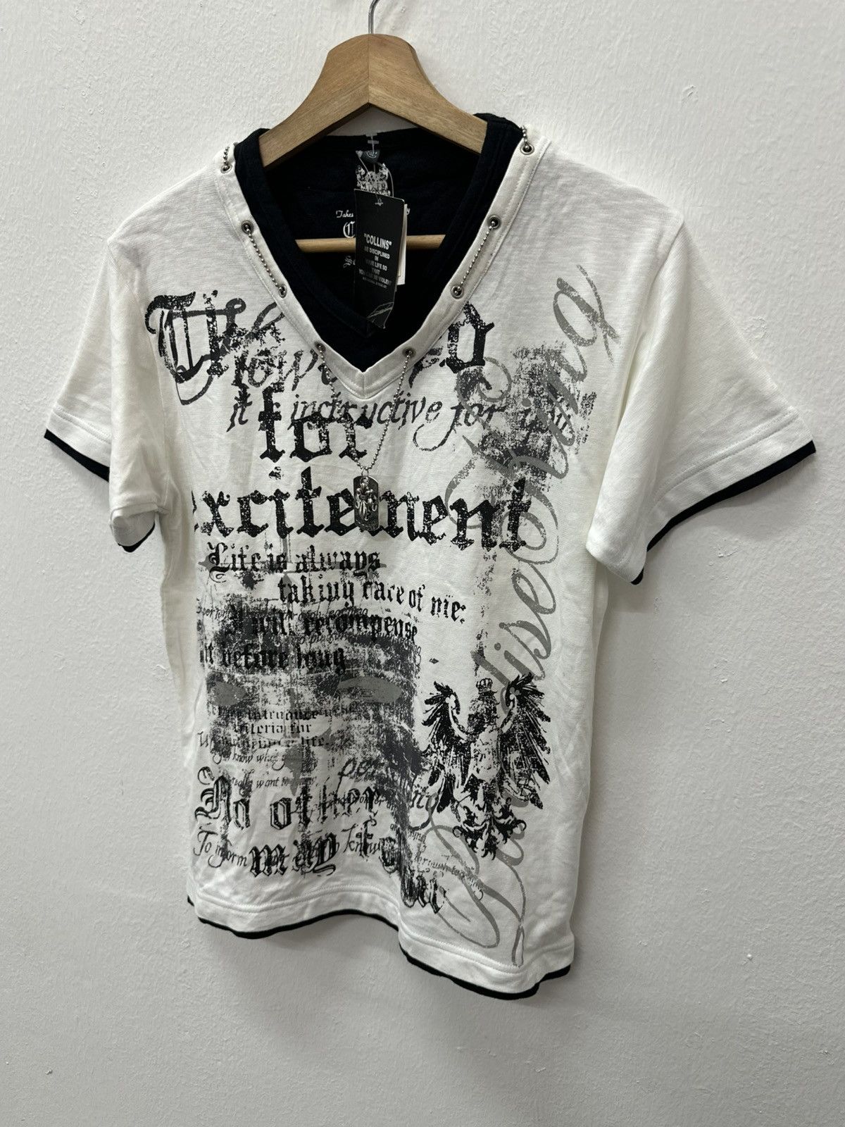 If Six Was Nine Vkei Fashion “Collins” i6w9 Style Necklace Chrome Style Size US M / EU 48-50 / 2 - 13 Thumbnail