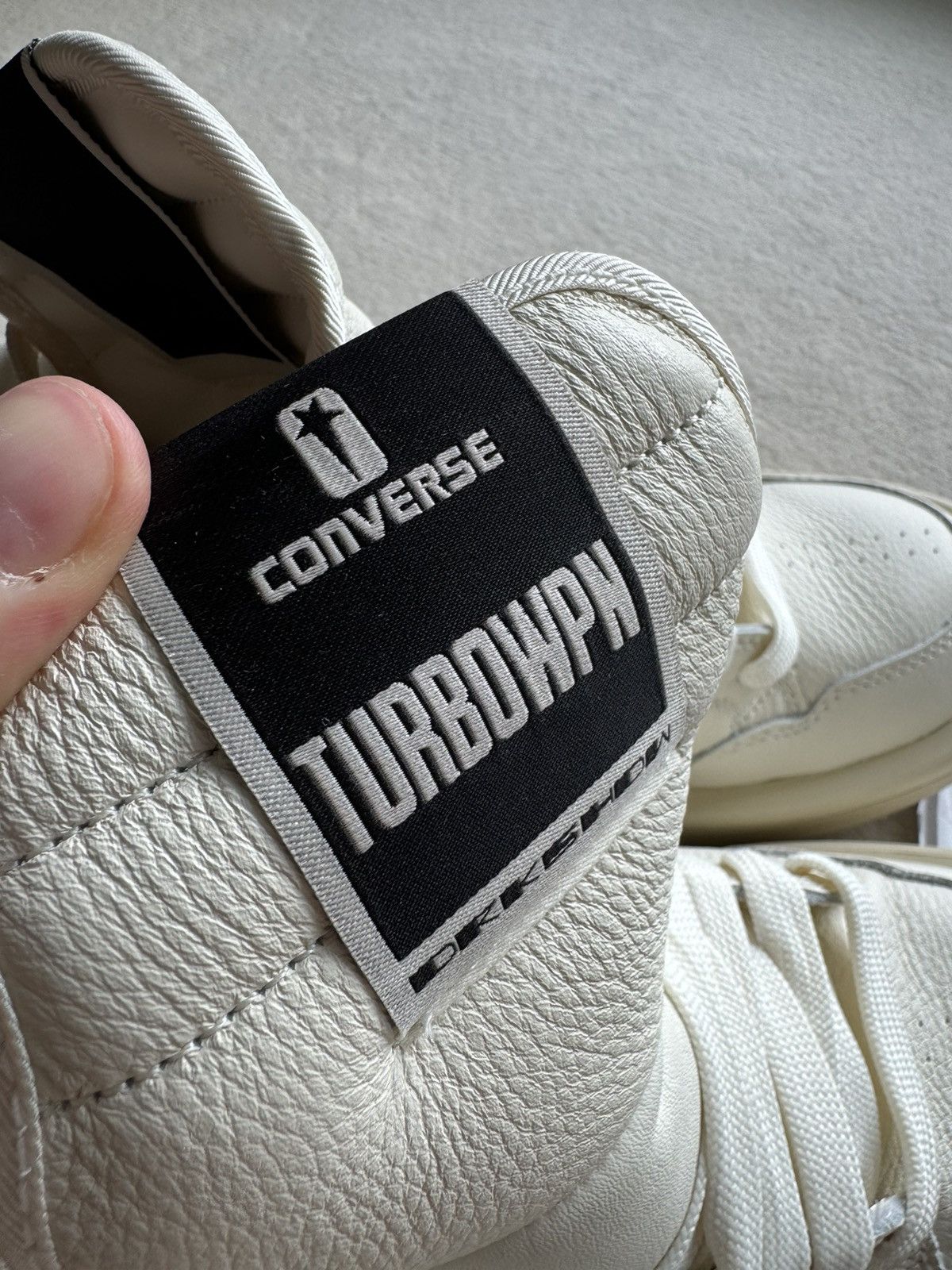 Converse × Rick Owens Drkshdw NEW | TURBOWPN DRKSHDW X CONVERSE WOMENS WHITE/MILK Size US 10 / IT 40 - 5 Thumbnail