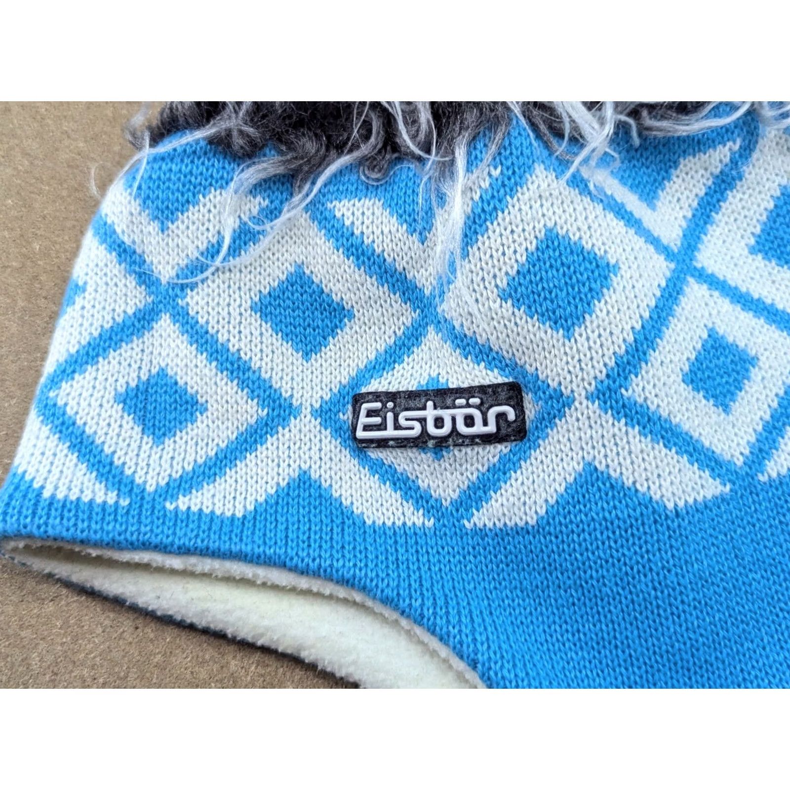 Vintage VINTAGE Eisbar Beanie Hat One Size Wool Blend Ear Flap Insulated Blue Unisex Adults Beanie, Wool Blend, Ear Flap, Insulated, Thermal, Water Resistant Size ONE SIZE - 2 Thumbnail