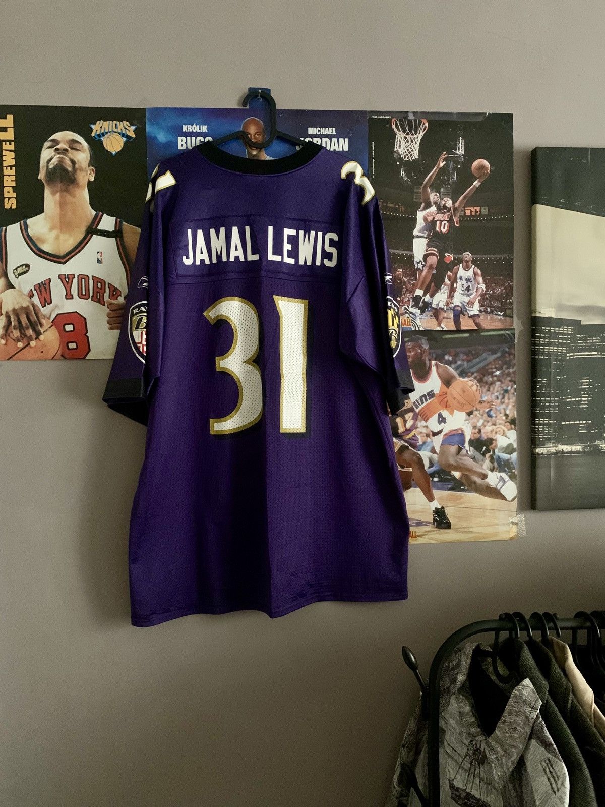 NFL × Reebok 00s Vtg Reebok NFL Baltimore Ravens #31 Jamal Lewis Jersey Size US XL / EU 56 / 4 - 5 Thumbnail