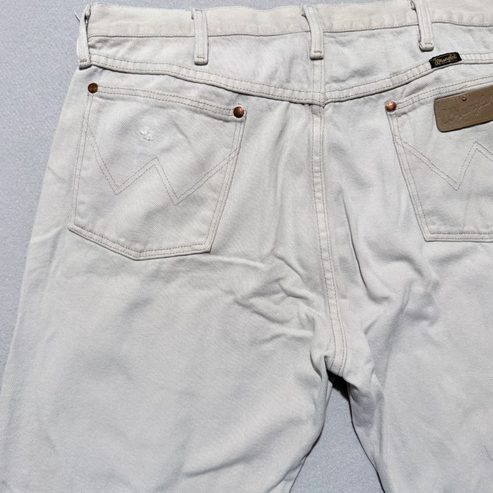 Wrangler Wrangler Cowboy Cut Original Fit Jeans Men's Ivory Denim Classic Zip Fly 38X30 Size US 38 / EU 54 - 7 Thumbnail