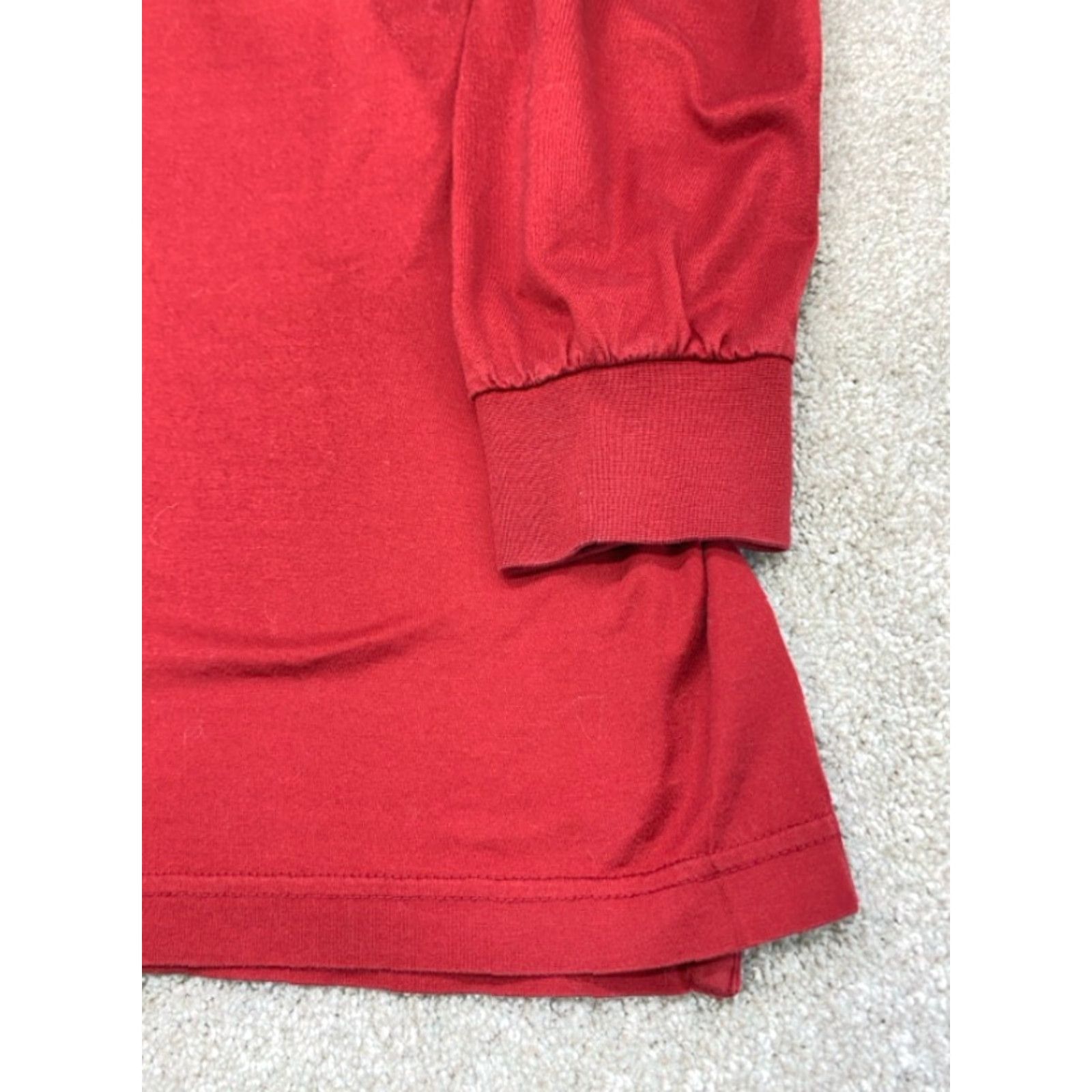 Vintage VINTAGE Fairway & Greene Golf Polo Shirt XL Maroon Long Sleeve Medinah Country Mens Size US XL / EU 56 / 4 - 3 Thumbnail