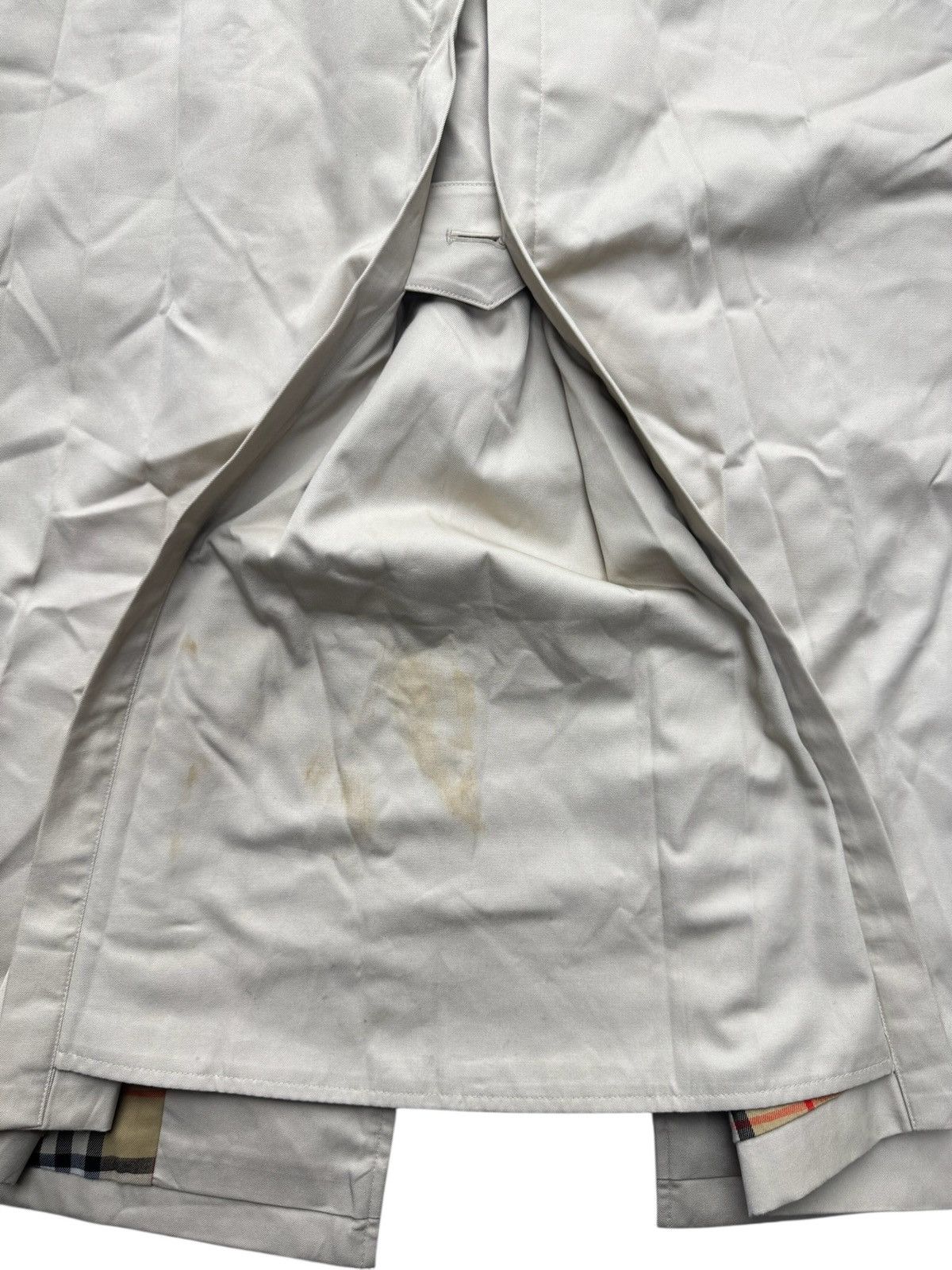 Burberry Burberry Waterloo Long Beige Vintage Trench Coat #2023 Size S / US 4 / IT 40 - 11 Thumbnail