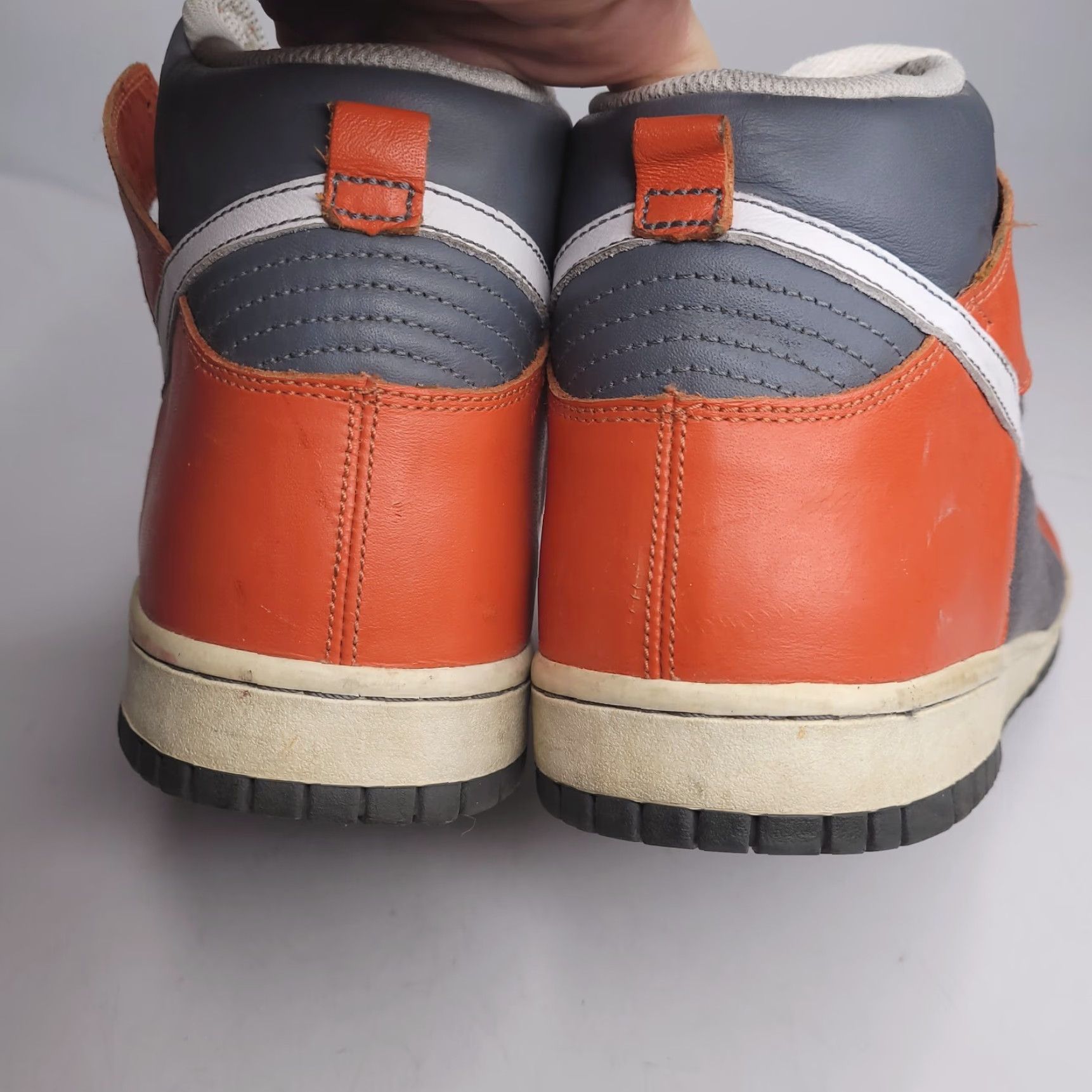 Nike VINTAGE Nike Dunk High College Orange/Flint Grey Men’s 11.5 Nike Dunk High Sneakers Size US 7 / EU 40 - 6 Thumbnail