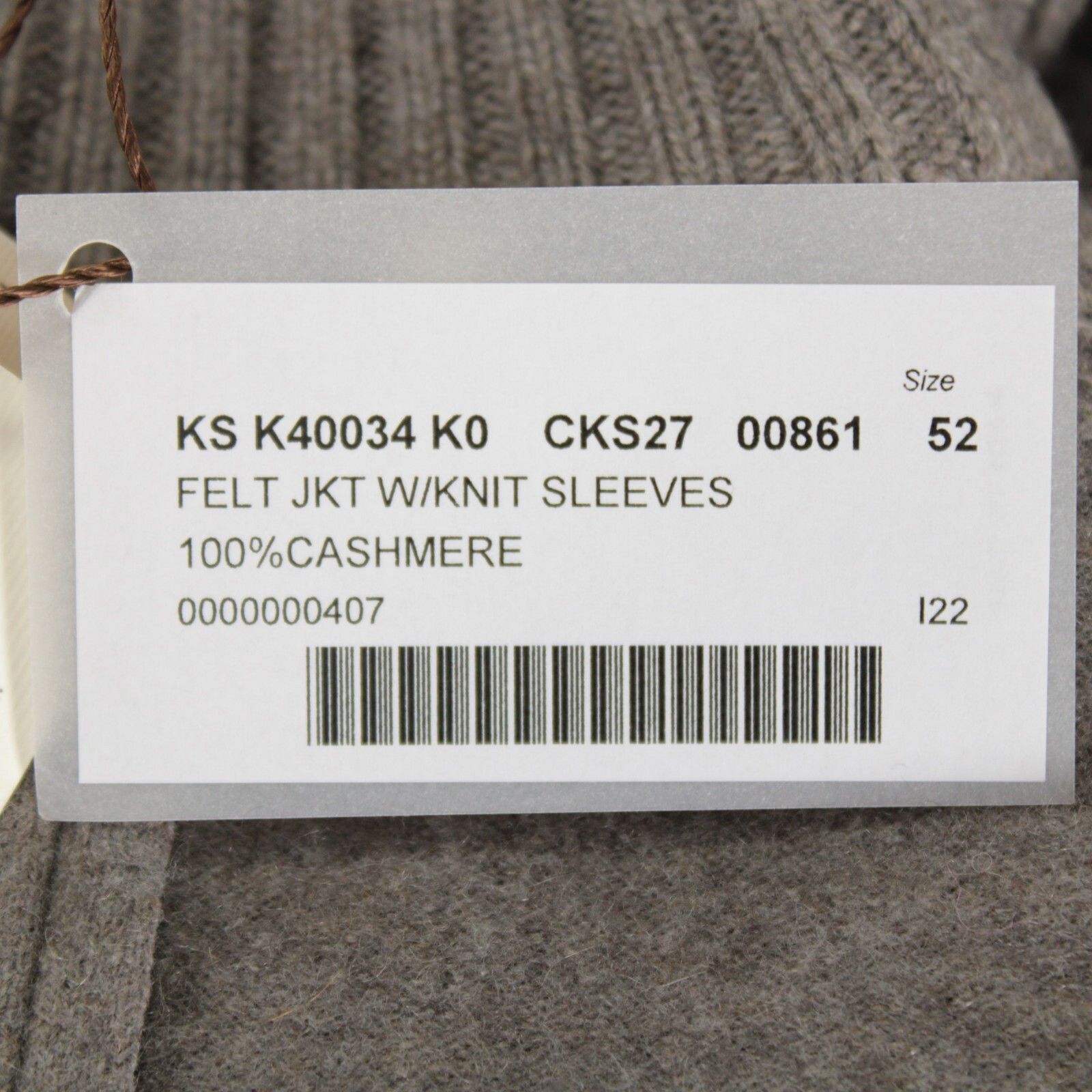 Maurizio Baldassari Maurizio Baldassari Jacket Size L US In Gray Cashmere Size US L / EU 52-54 / 3 - 9 Thumbnail