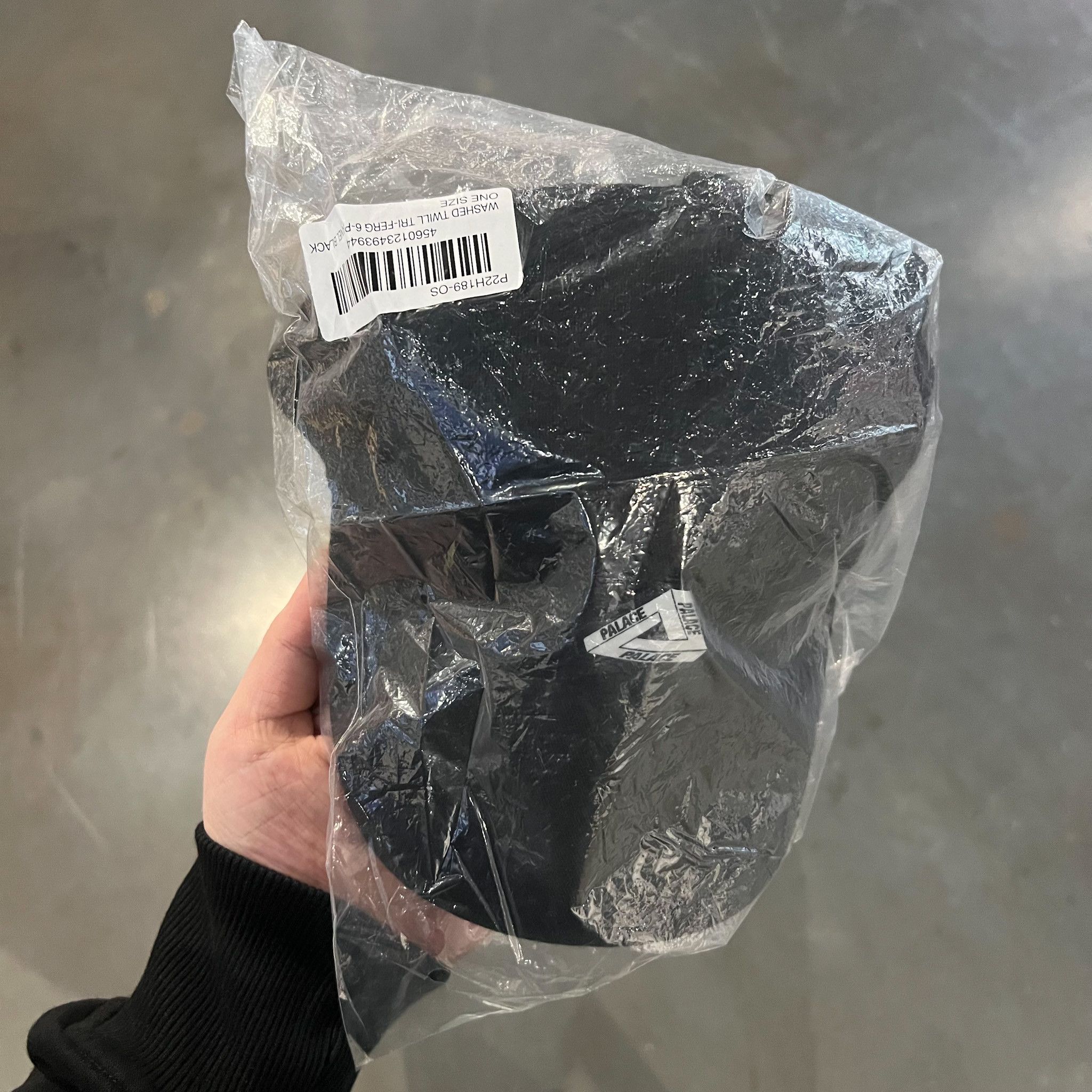 Palace Palace Washed Twill Tri-Ferg 6-Panel Black Size ONE SIZE - 4 Thumbnail