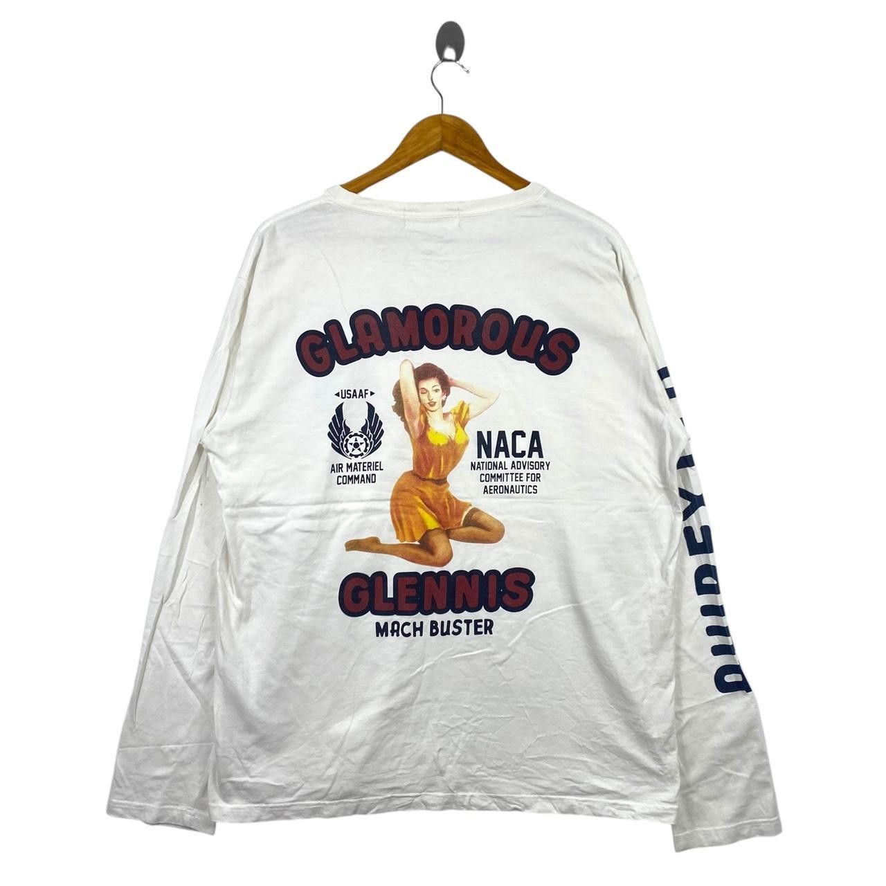 Avirex AVIREX USAAF NACA Glamorous Glennis Mach Buster Tee Shirt Size US XXL / EU 58 / 5 - 1 Thumbnail