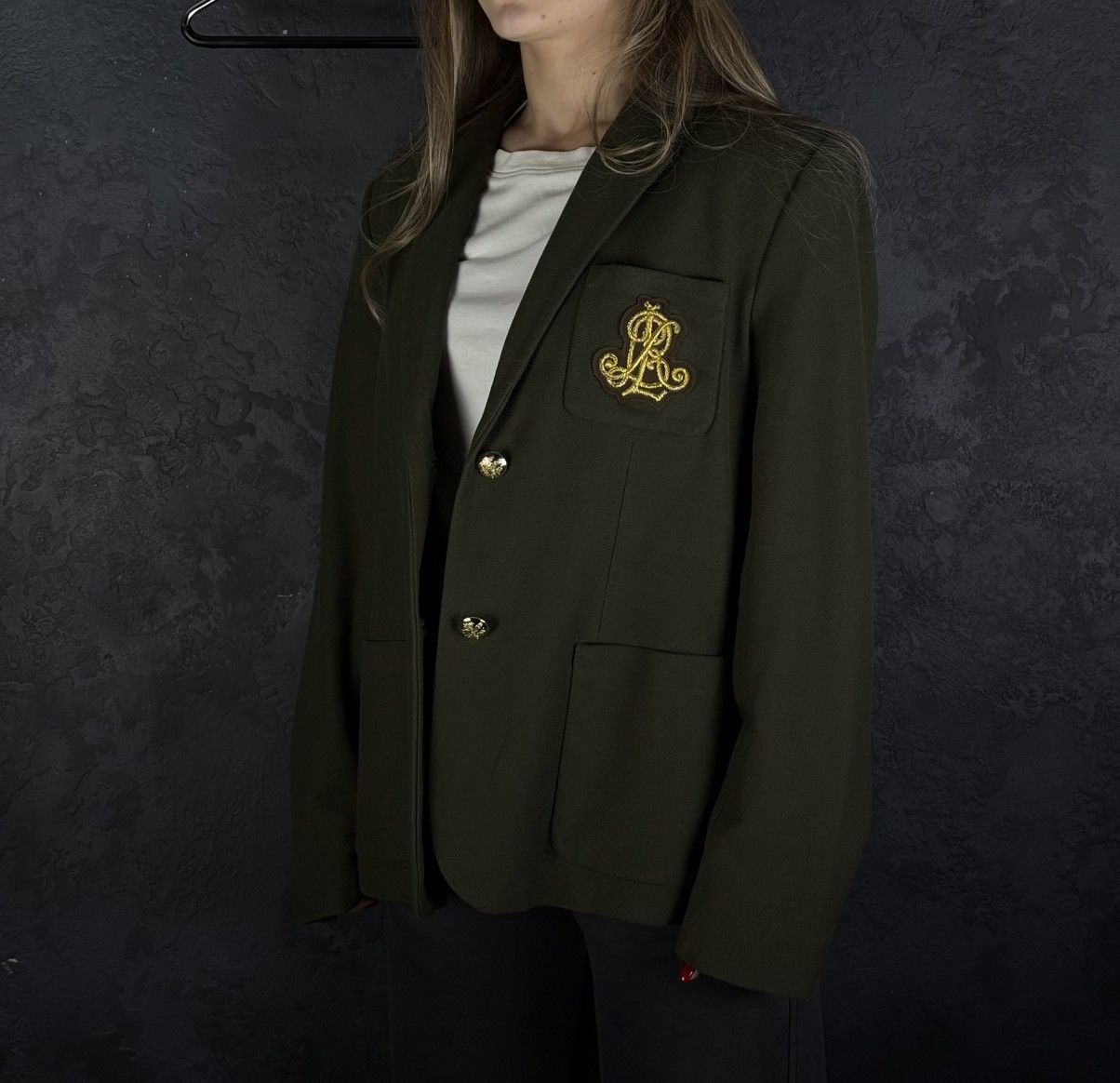 Lauren Ralph Lauren Lauren Ralph Lauren Women's Patch Jacquard Bullion Blazer Size XL / US 12-14 / IT 48-50 - 1 Thumbnail
