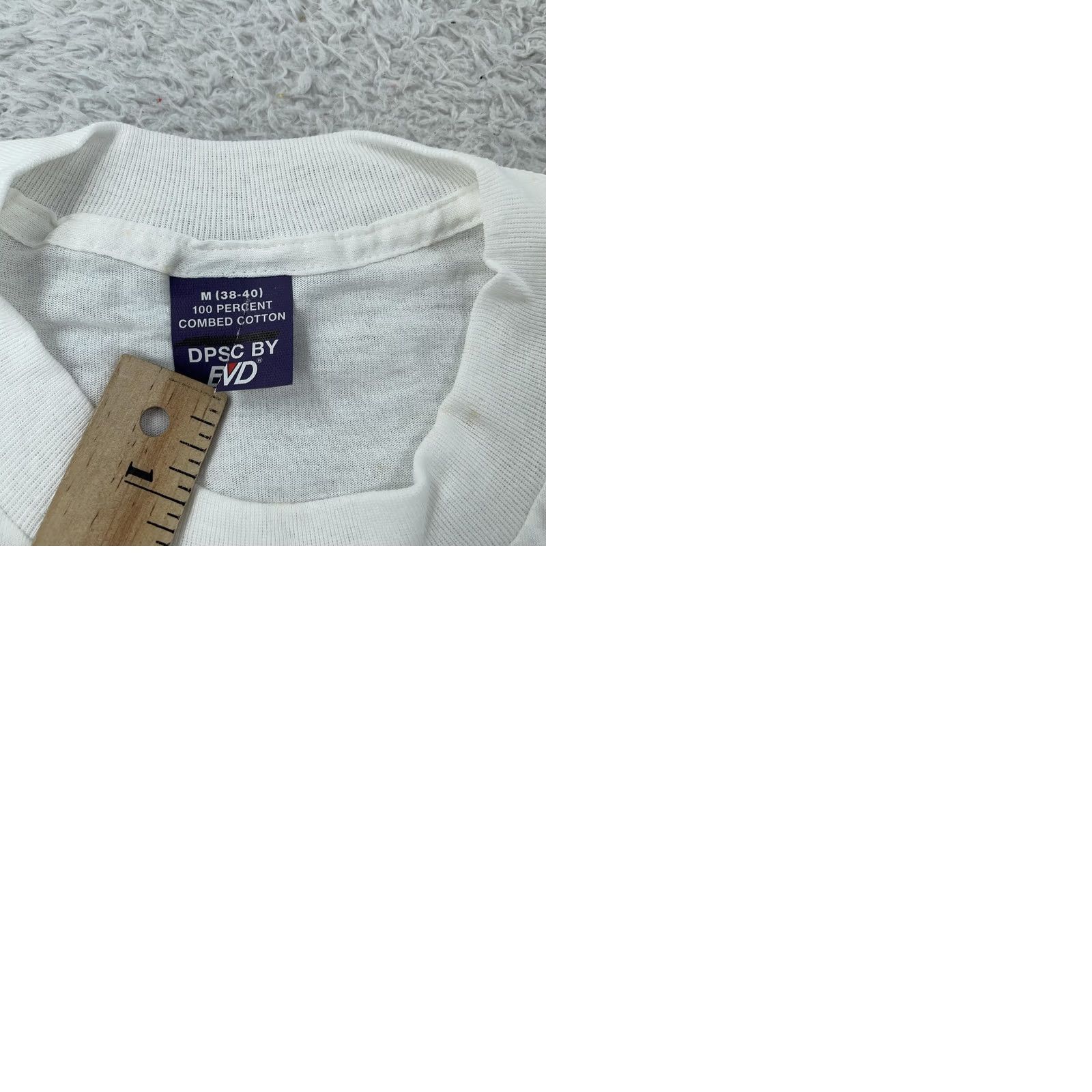 Vintage VINTAGE BVD Shirt Mens Small White 100% Combed Cotton Crewneck Plain Size US S / EU 44-46 / 1 - 9 Thumbnail