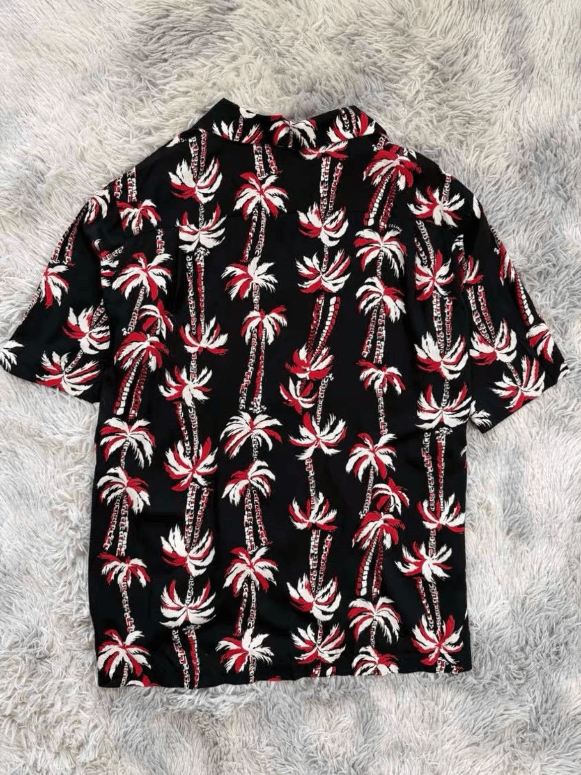 Celine Celine Sz 38 Celine 23SS Palm Tree Hawaii Shirt-2506 Size US M / EU 48-50 / 2 - 5 Thumbnail