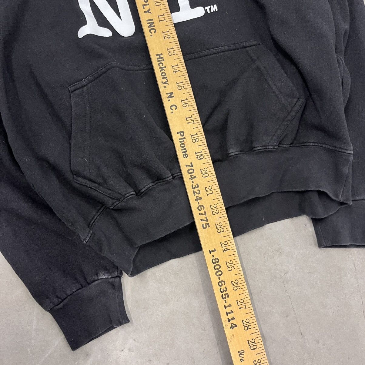Japanese Brand × Vintage Y2K Black "I ❤️ NY" Baggy Heavy Weight Hoodie Large Emo Goth Size US L / EU 52-54 / 3 - 5 Thumbnail