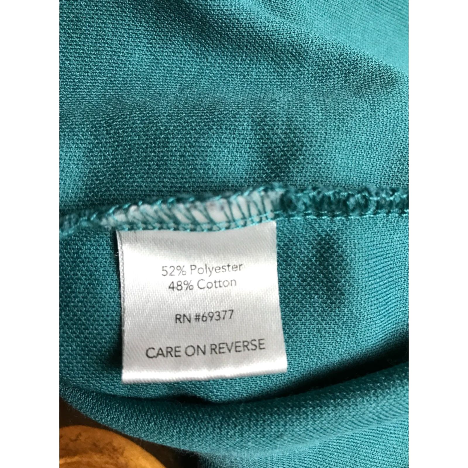 Vintage Envision Studio Shirt, Men's XL Polo, Turquoise, 1/4 Zip, Modern Casual Shirt, Envision Studio Men XL Polo Size US XL / EU 56 / 4 - 6 Thumbnail