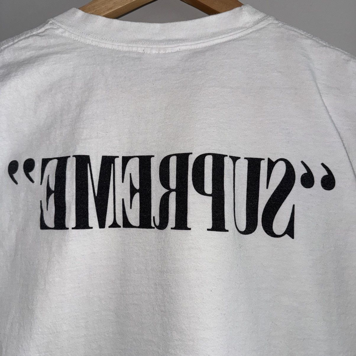 Supreme MISPRINT 2011 Shark Long Sleeve Mirror Logo L/S Shirt Size US L / EU 52-54 / 3 - 4 Thumbnail