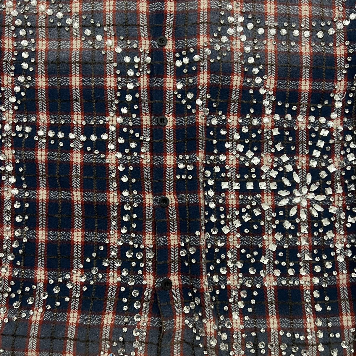 Vale Vale Forever Valley Dreams Rhinestone Flannel USA Size US S / EU 44-46 / 1 - 3 Thumbnail