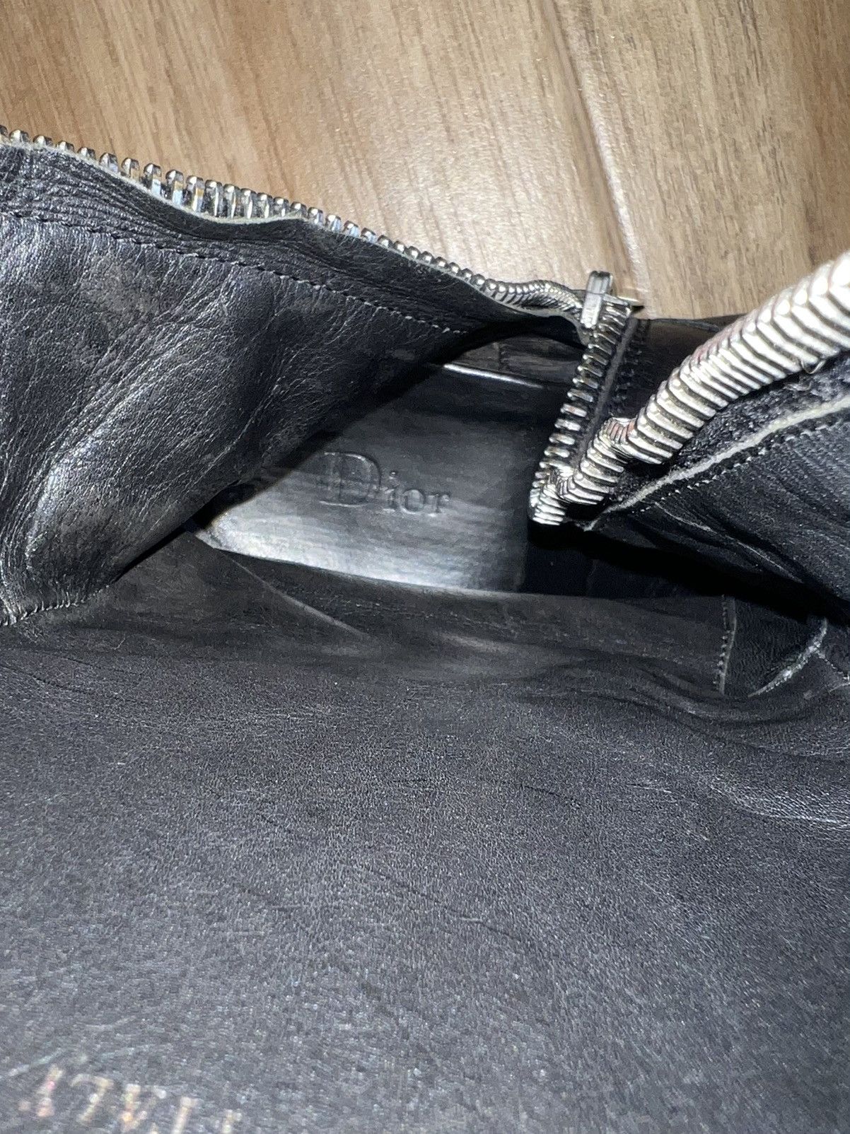Dior × Hedi Slimane Dior VOTC Moto Boots Size US 9.5 / EU 42-43 - 7 Thumbnail