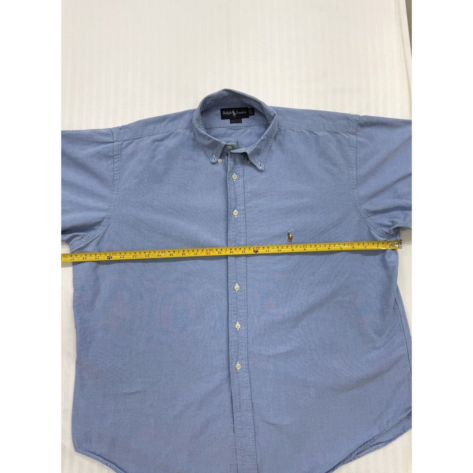 Ralph Lauren Ralph Lauren Men Light Blue Chambray Button-Up Shirt 2XL BNWT Size US XXL / EU 58 / 5 - 6 Thumbnail