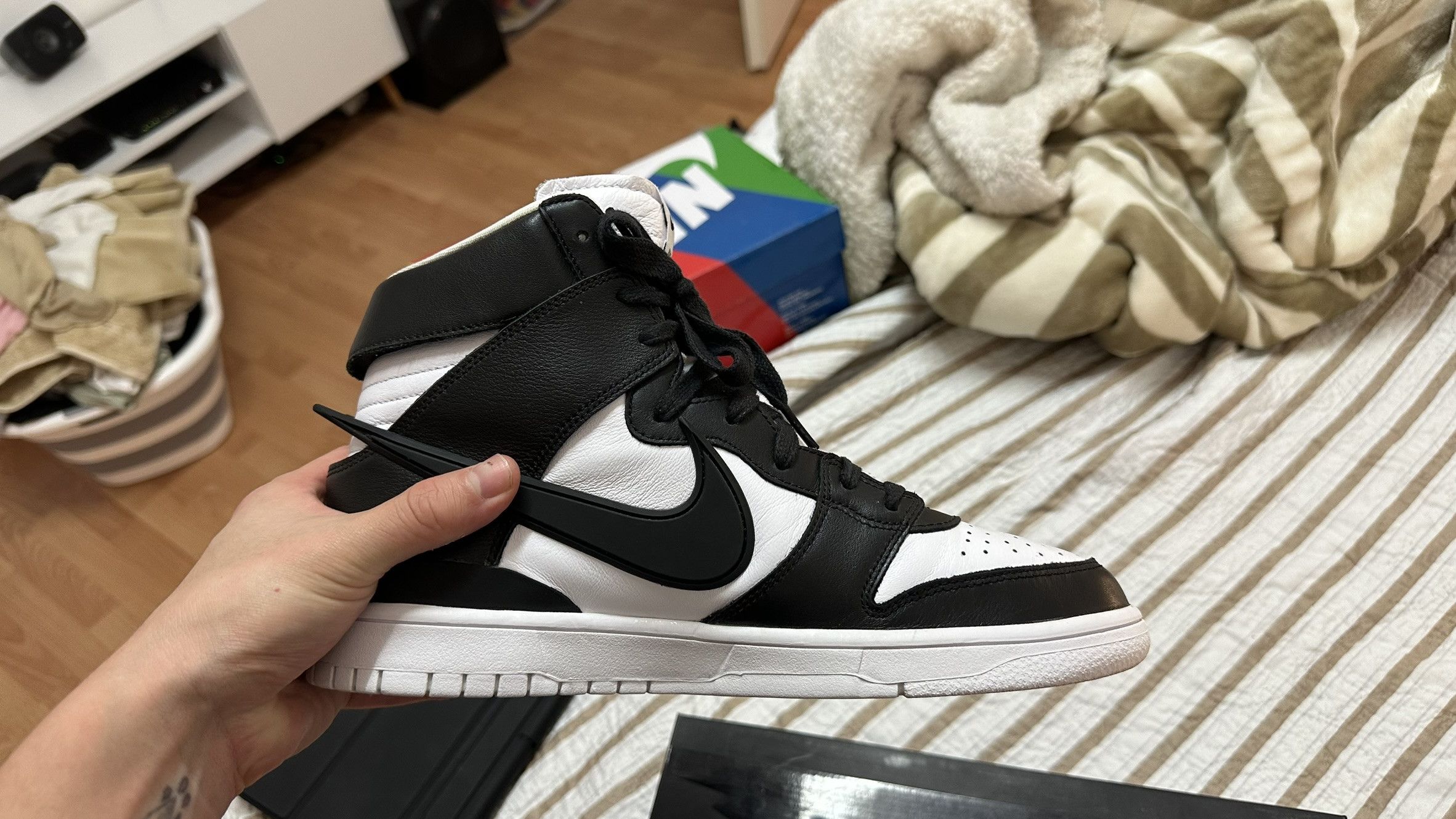 Ambush Design × Nike Dunk High x AMBUSH Black Size US 9.5 / EU 42-43 - 9 Thumbnail