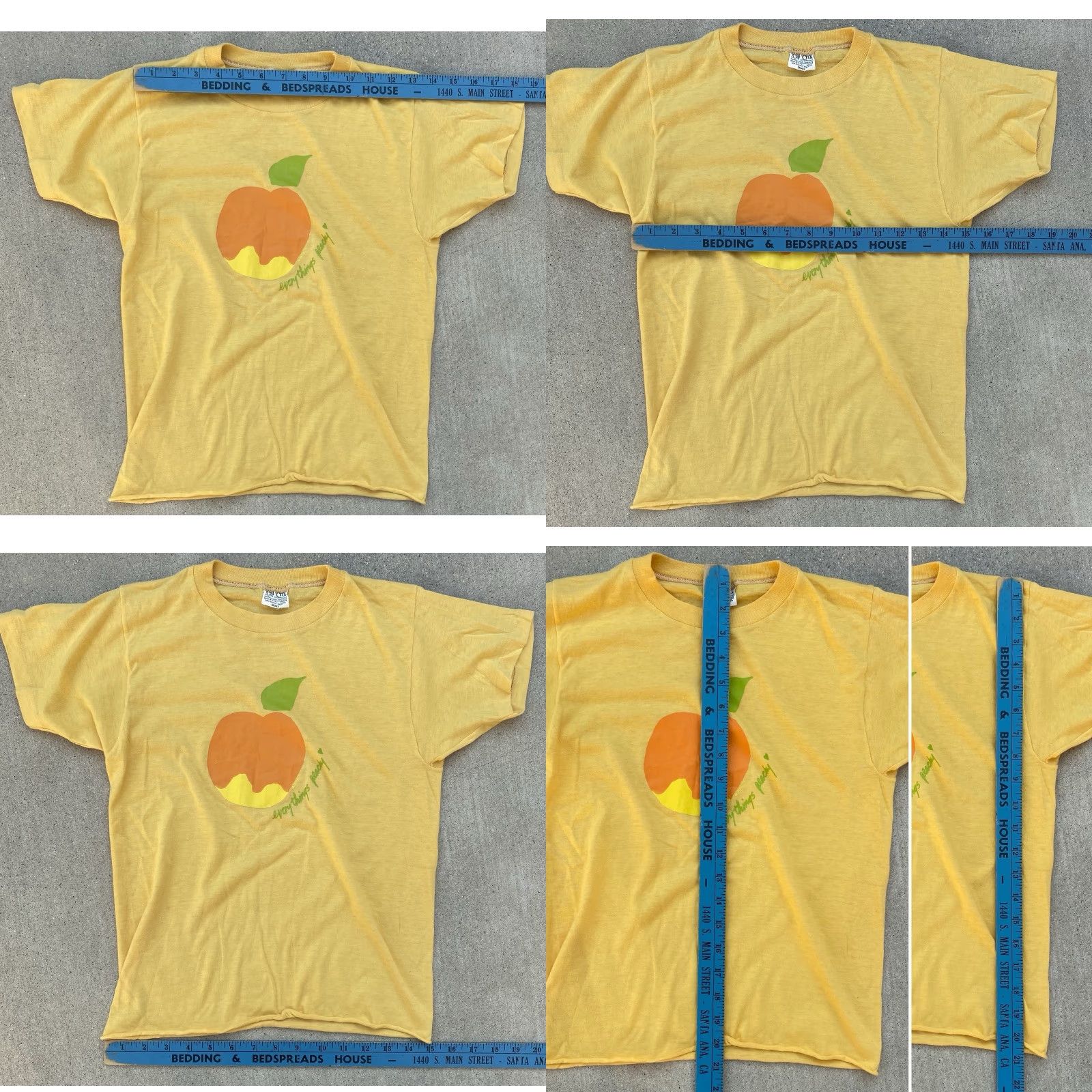 Vintage VINTAGE Cal Cru T-Shirt Shirt Mens 70s Yellow 70s Graphic Print Size S Size US S / EU 44-46 / 1 - 11 Thumbnail
