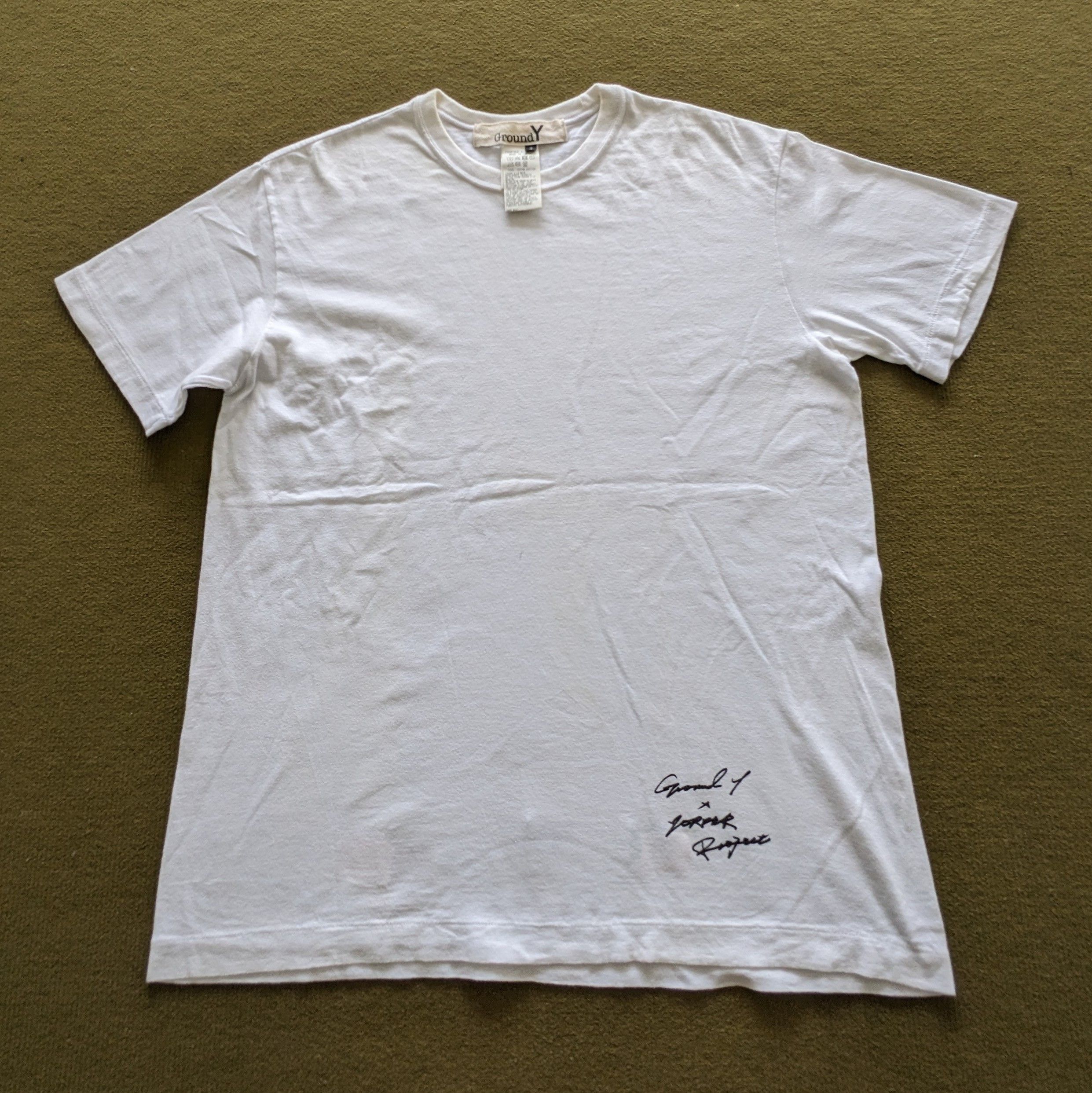 Yohji Yamamoto Vintage 90's GROUND Y X TORDER by Yohji Yamamoto Tshirts Size US L / EU 52-54 / 3 - 2 Thumbnail