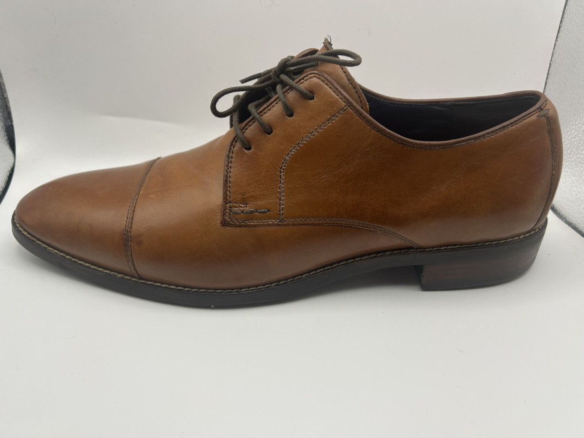 Cole Haan Cole Haan Mens Size 10 Lenox Oxford British Tan Leather Shoe Size US 10 / EU 43 - 3 Thumbnail