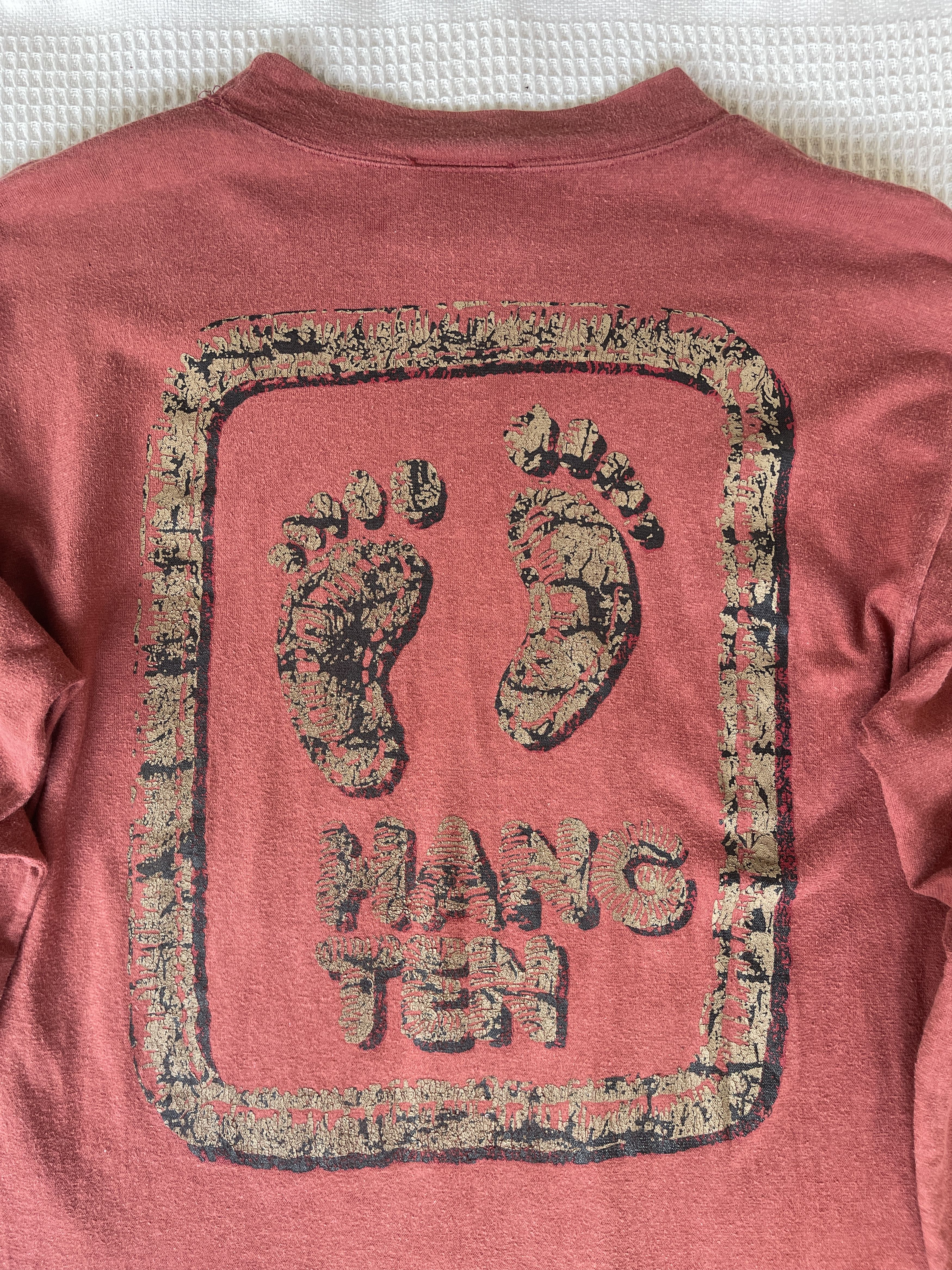 Hang Ten Vintage90s🔥Hang Ten🔥Big Logo Single Stitch Longsleeve Tshirt Size US M / EU 48-50 / 2 - 6 Thumbnail