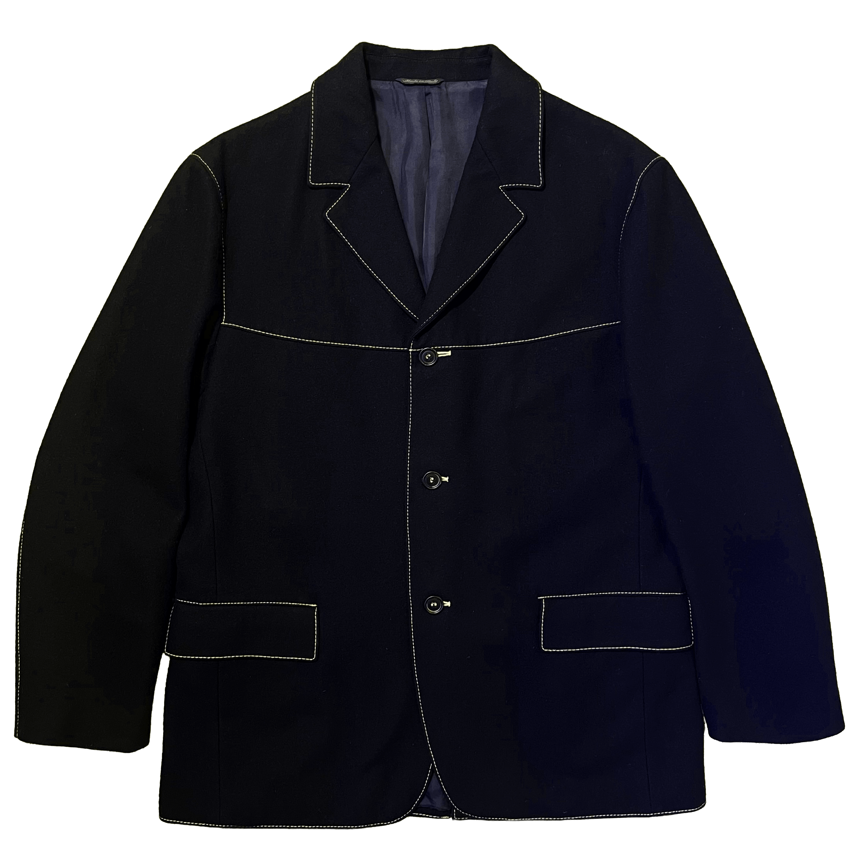 Moschino Moschino Men's Black Jacket Size 50R - 1 Thumbnail