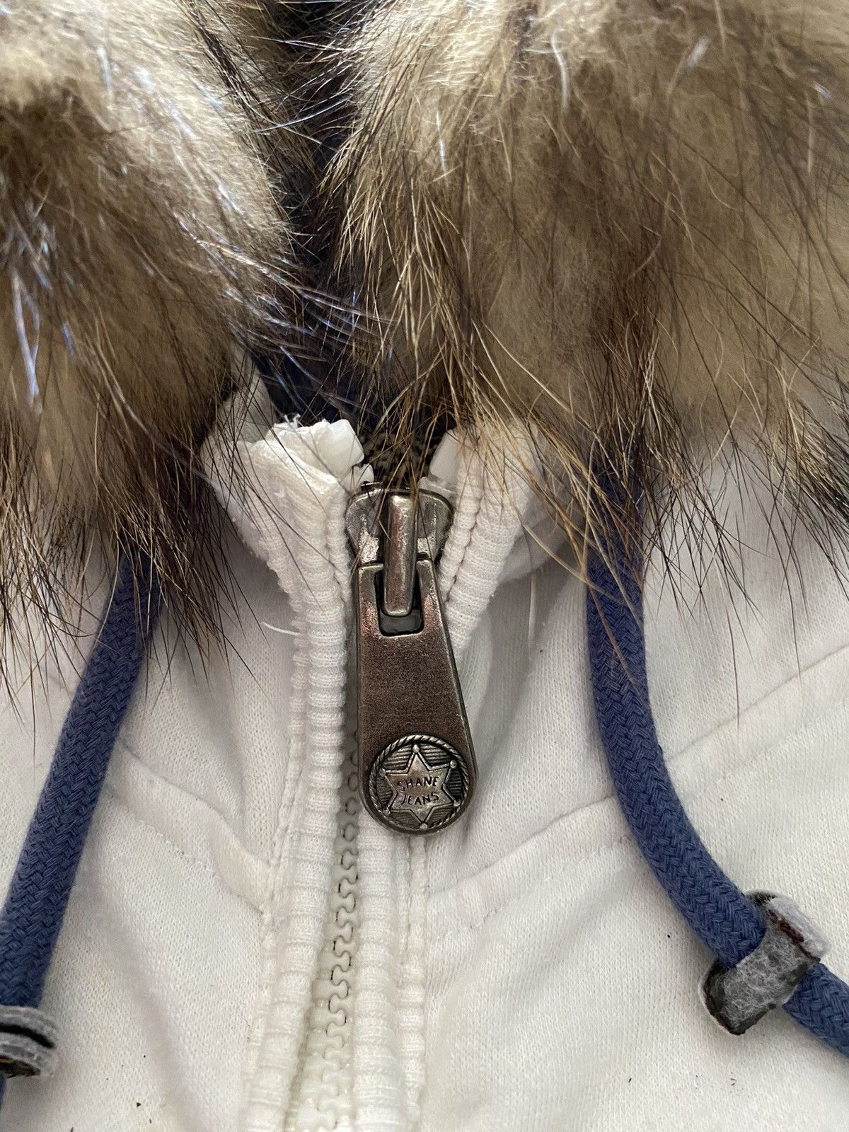 If Six Was Nine × Japanese Brand × Le Grande Bleu (L.G.B.) Shane jeans faux fur embroidered hoodie Size US M / EU 48-50 / 2 - 5 Thumbnail