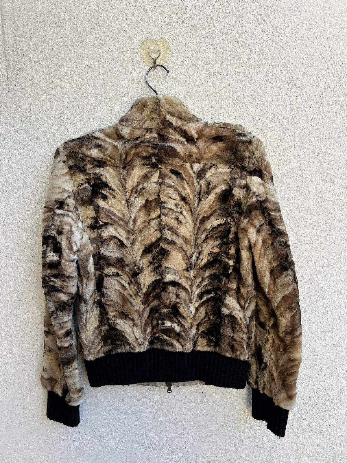 Costume National Archive Costume National Leather Fur Bomber Jacket Size US XS / EU 42 / 0 - 2 Thumbnail