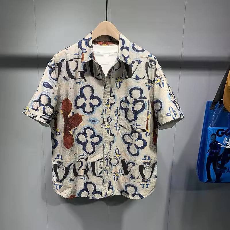 summer shirt with a graphic print