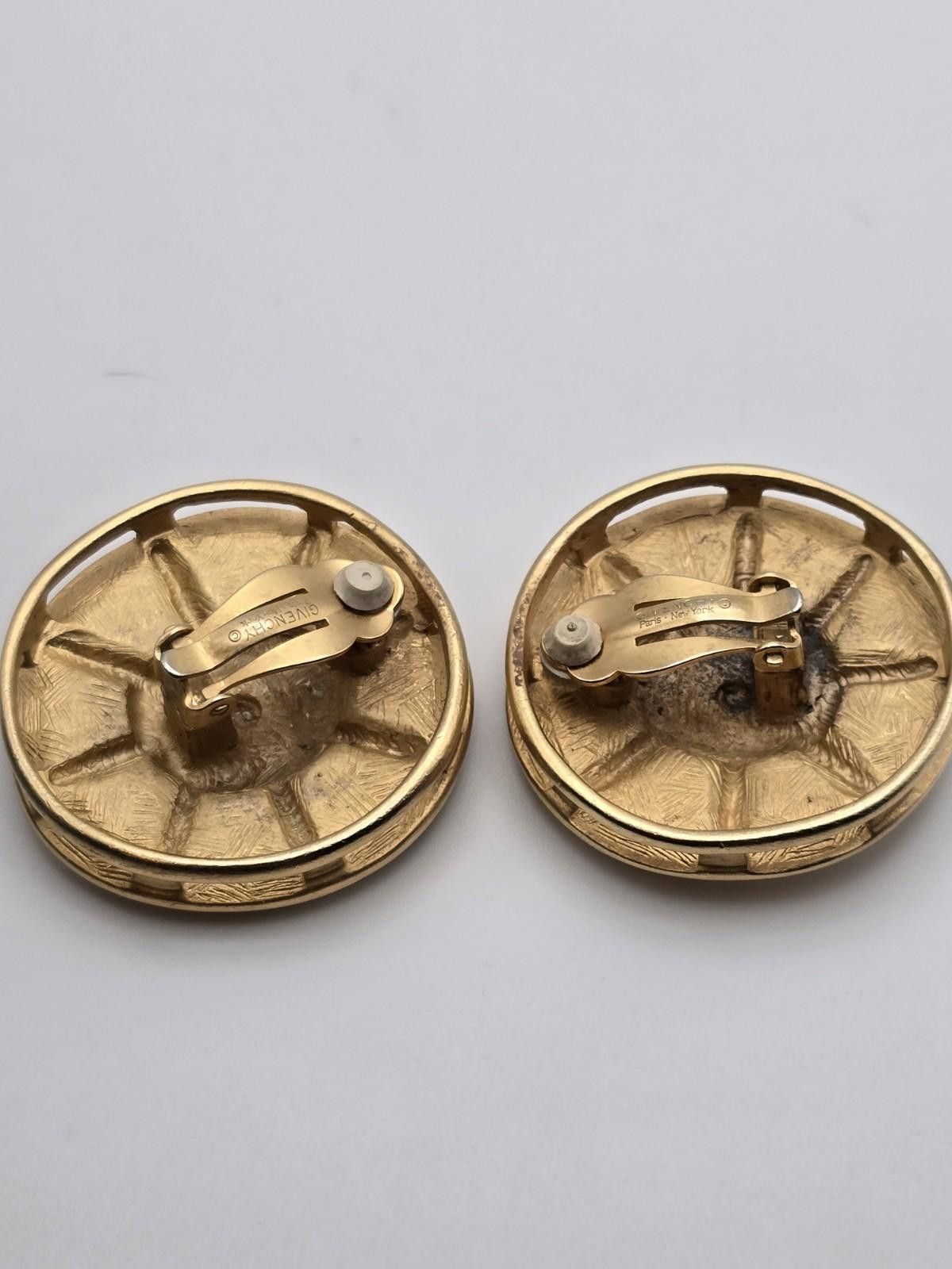 Givenchy Givenchy Paris NY Gold Tone Clip-On Earrings Size ONE SIZE - 2 Thumbnail