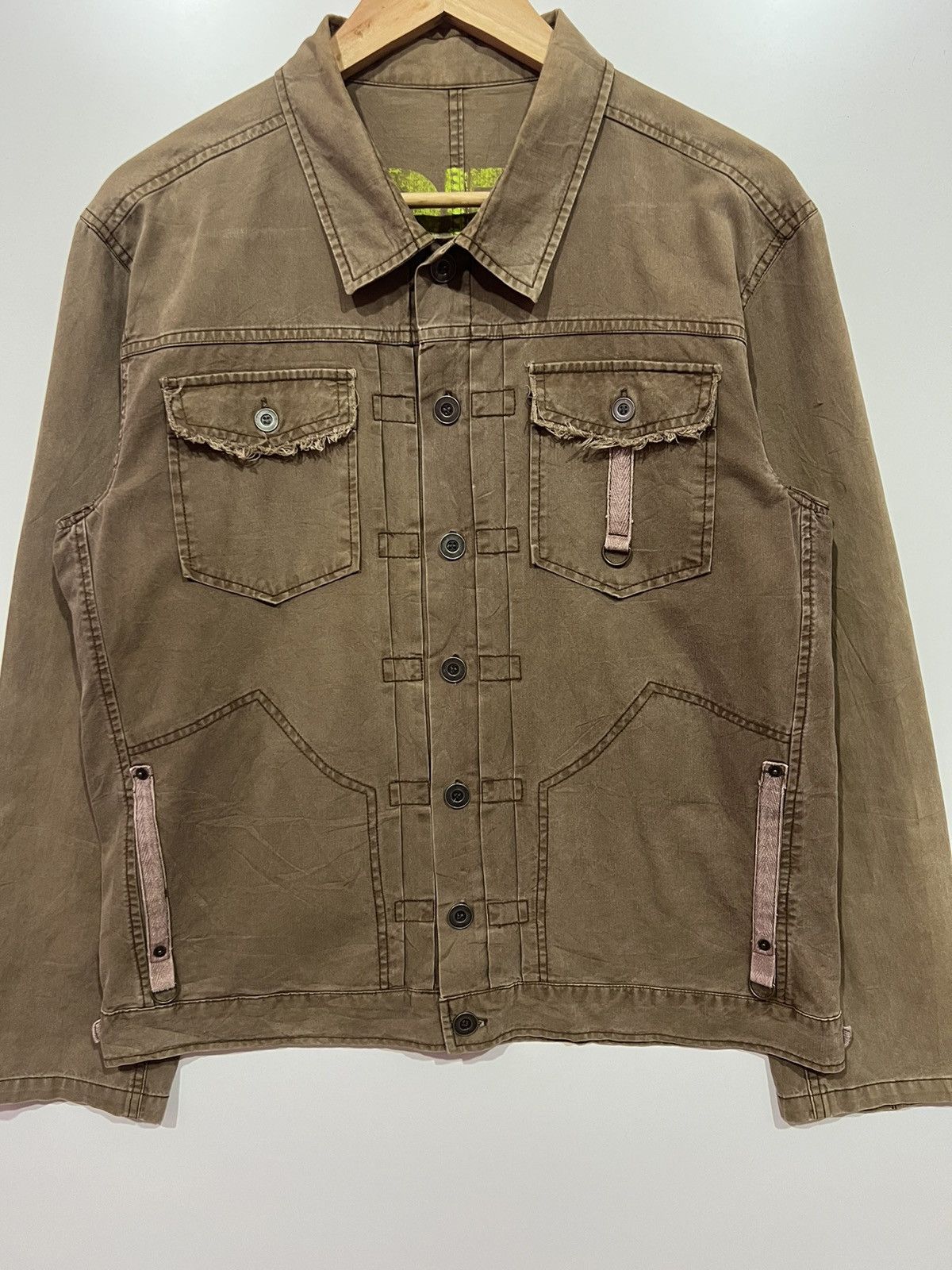 Japanese Brand 🔥 Typo Graphical Nois bondage rider jacket Size US S / EU 44-46 / 1 - 4 Thumbnail