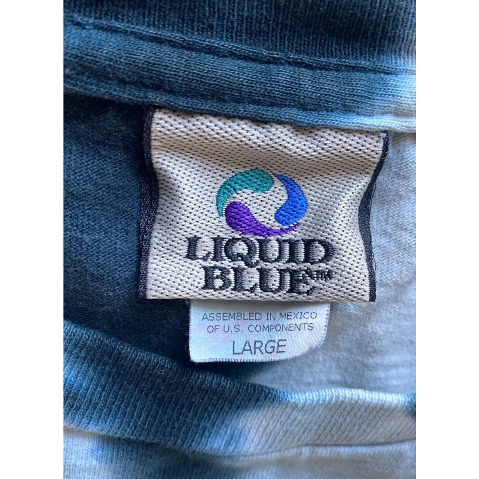 Liquid Blue Liquid Blue T Shirt Raiders NFL Multicolor Short Sleeve Men’s Large L Sports Tie Dye Shirt Size US L / EU 52-54 / 3 - 7 Thumbnail