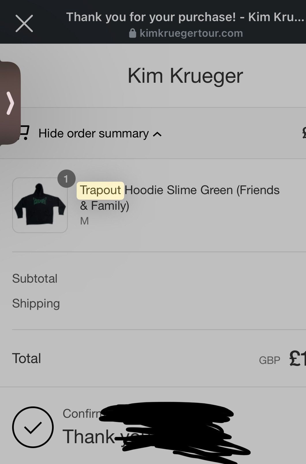Kim Krueger KIM KRUEGER TRAPOUT HOODIE SLIME GREEN FRIENDS AND FAMILY Size US M / EU 48-50 / 2 - 4 Thumbnail