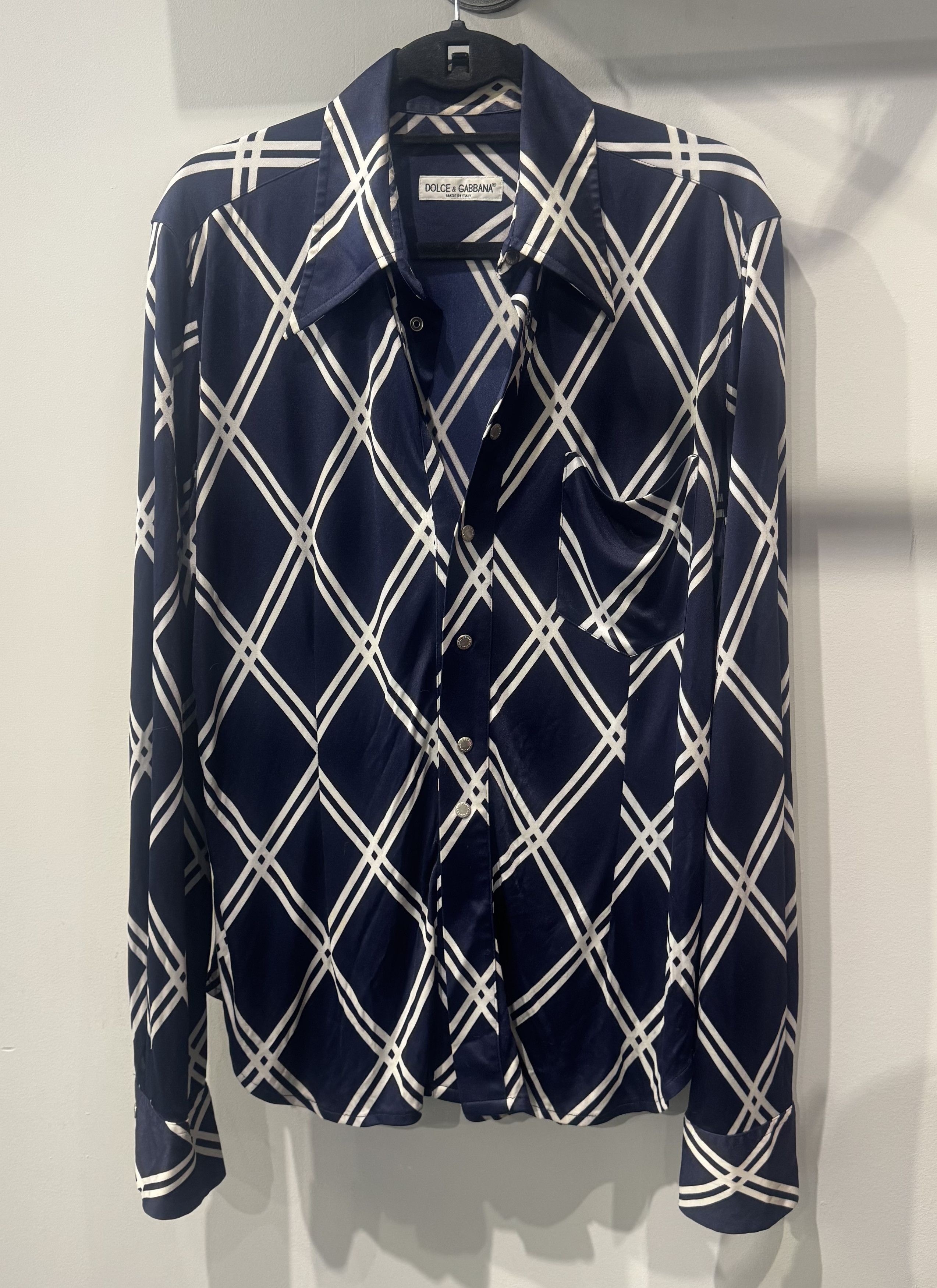 Dolce & Gabbana Diamond pattern Size US L / EU 52-54 / 3 - 1 Thumbnail