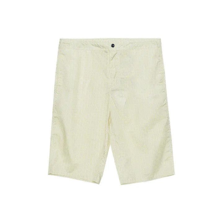 Fendi Fendi Green Checkered Casual Shorts for Men -2507 Size US 44 / EU 60 - 1 Thumbnail
