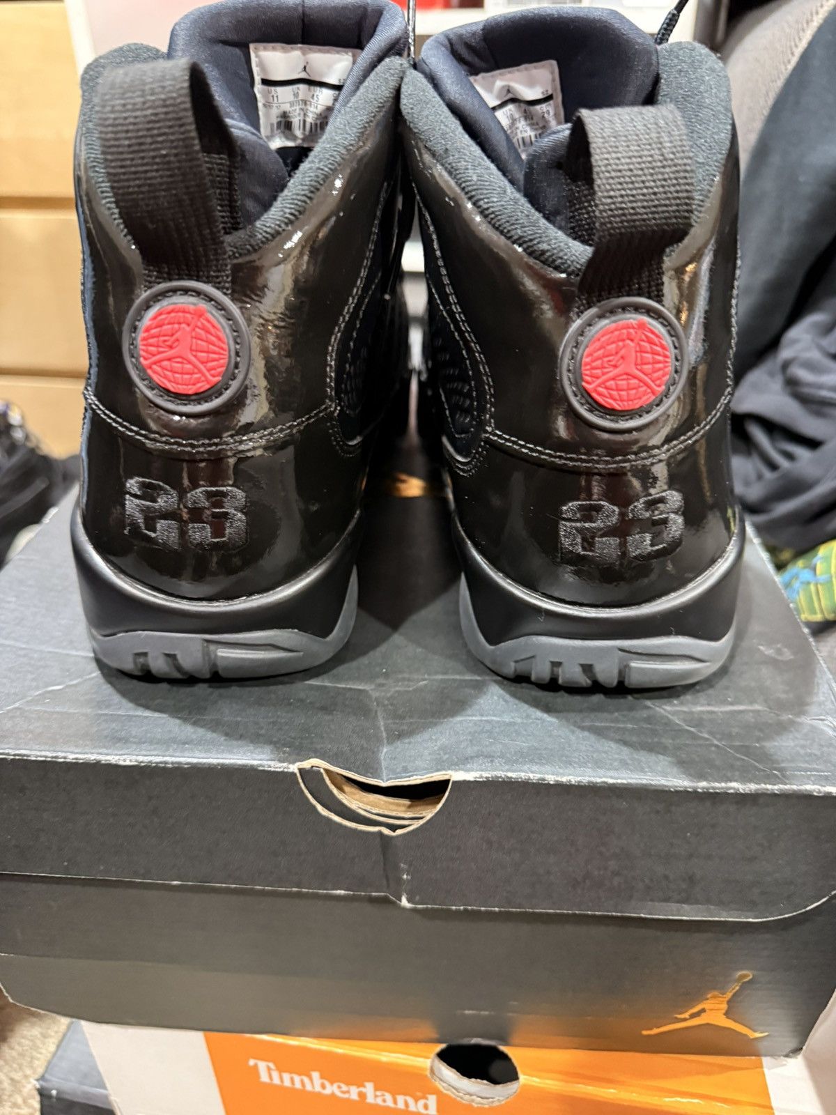 Nike Air Jordan 9 Retro Bred Patent Size US 11 / EU 44 - 4 Thumbnail