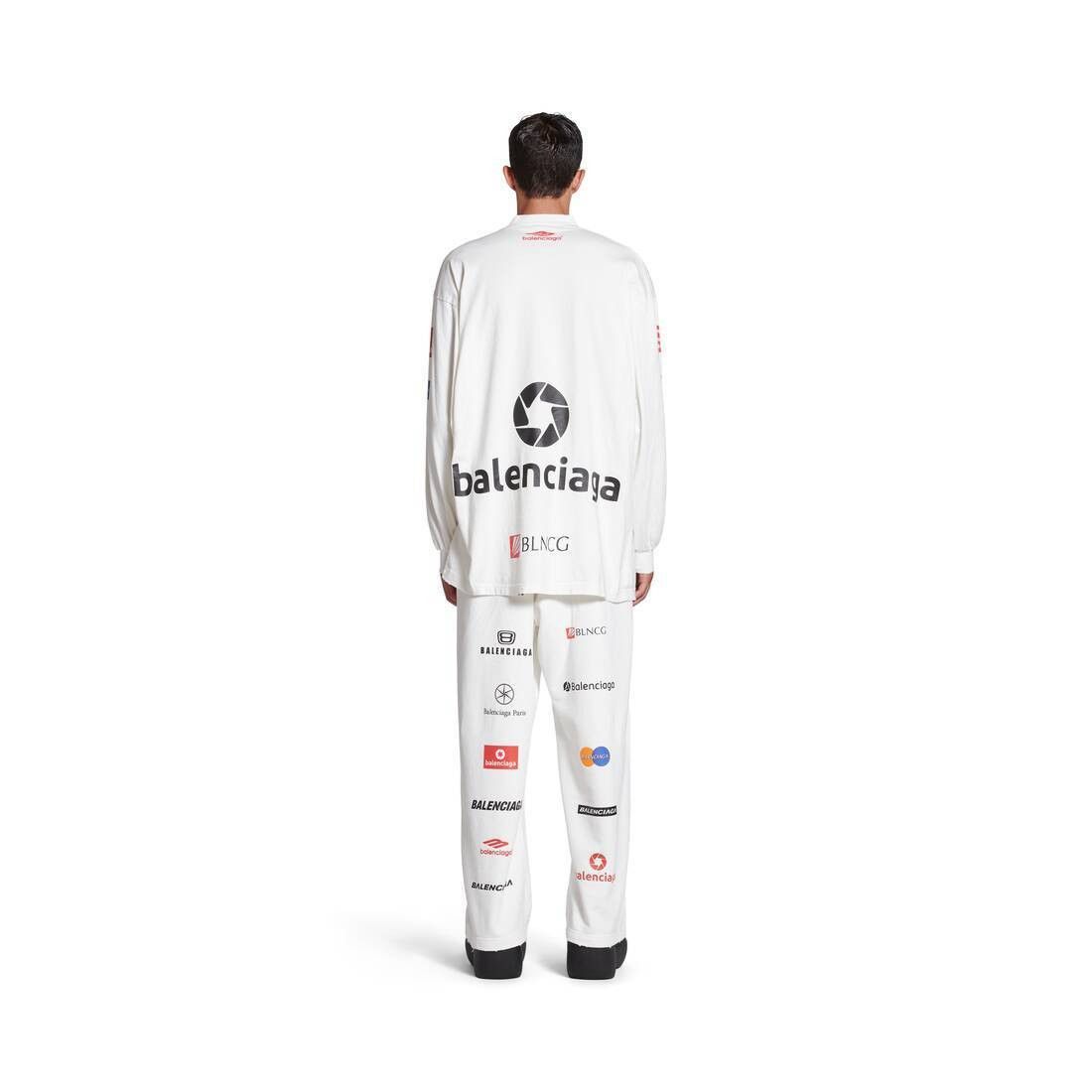 Balenciaga o1mt1gz0225 Top League Long Sleeve T-Shirt Oversized Size US S / EU 44-46 / 1 - 4 Thumbnail