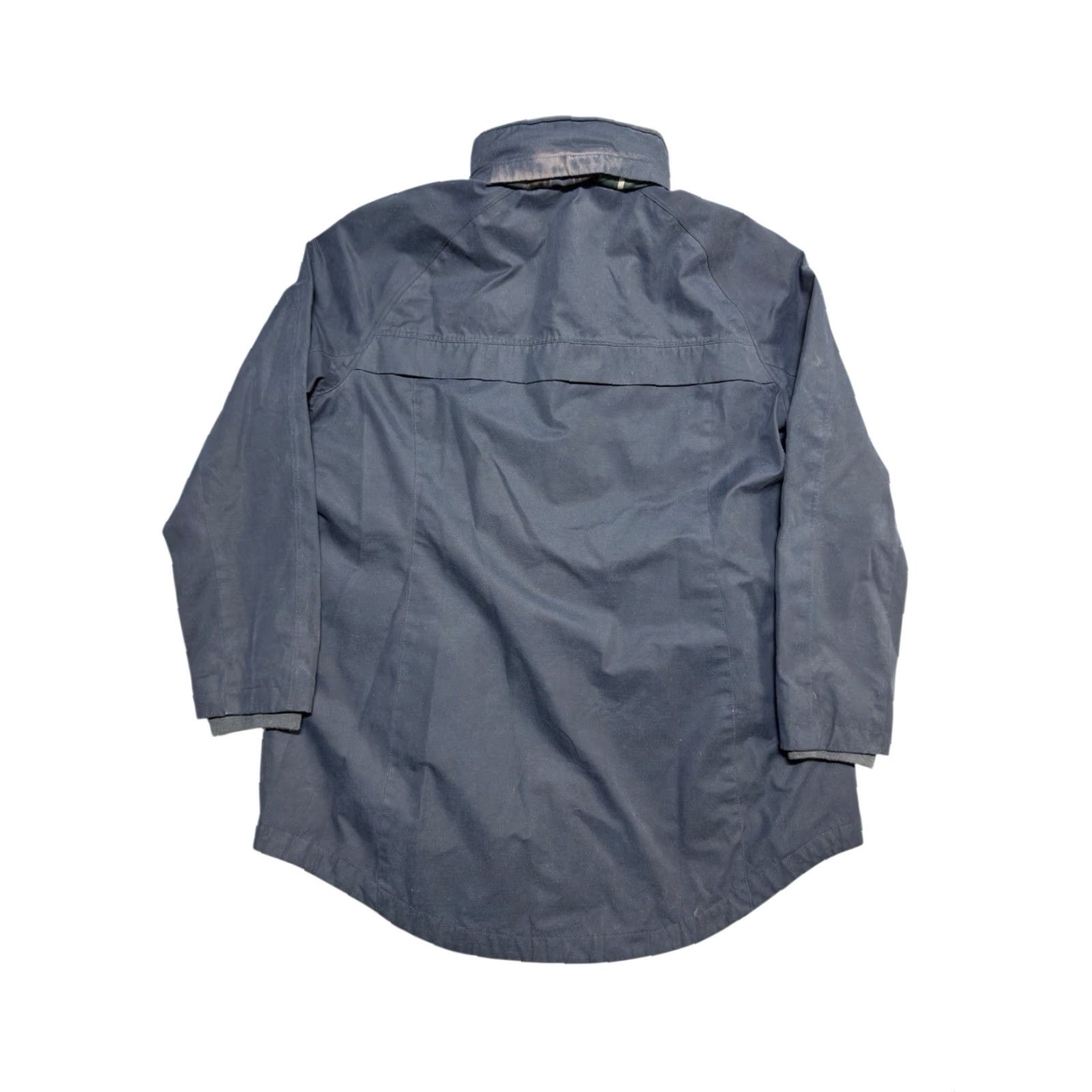 Pendleton Pendleton Sz XL Rain Trench Coat Black Jacket Full Zip Snap Hideaway Hood Size XL / US 12-14 / IT 48-50 - 2 Thumbnail