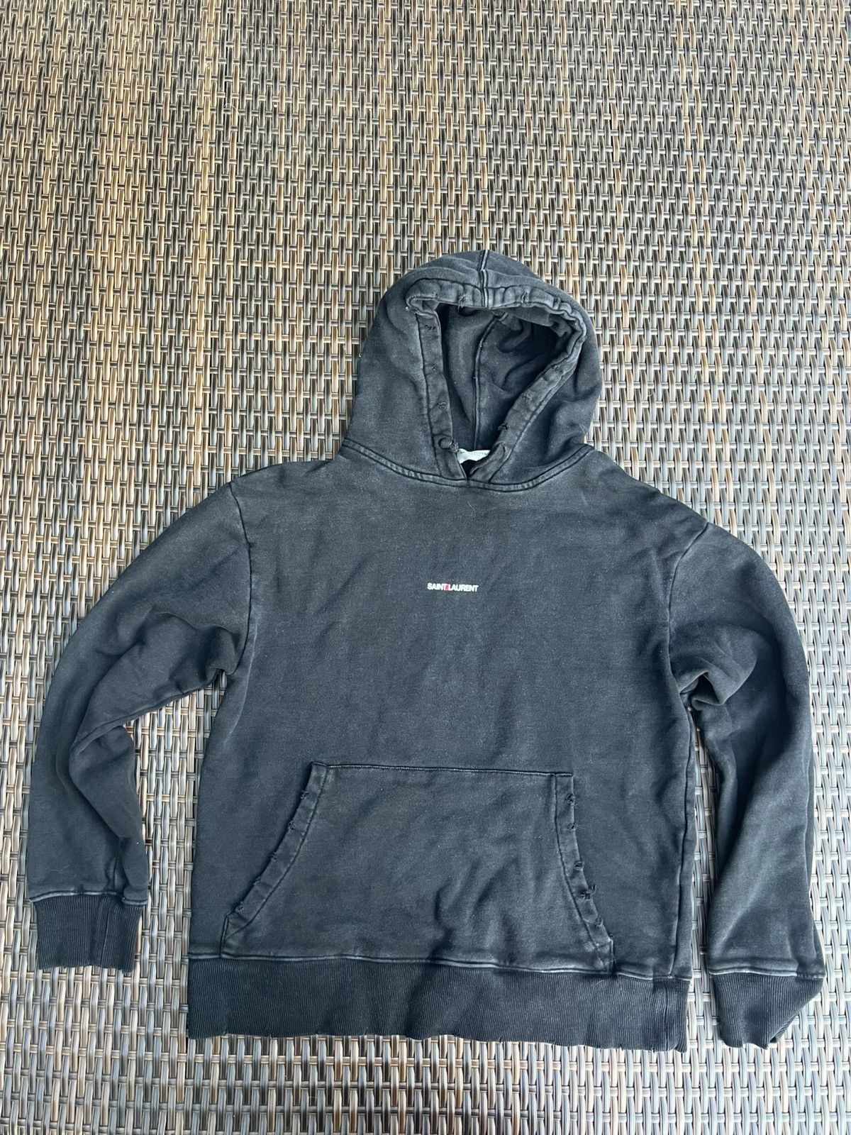 Saint Laurent Paris Saint Laurent 2018 Signature Logo Hoodie Size US M / EU 48-50 / 2 - 1 Thumbnail
