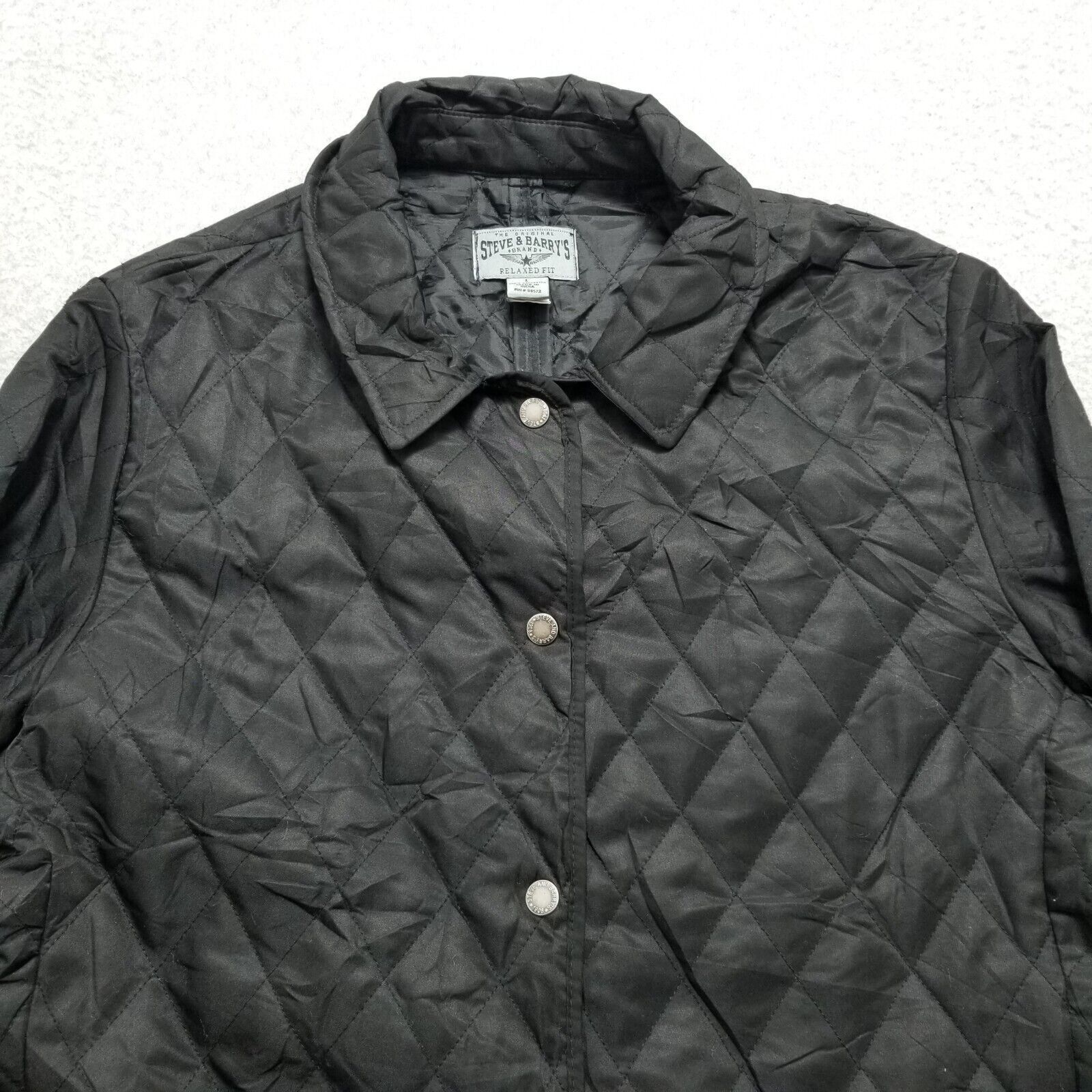 Steve And Barrys Steve & Barrys Jacket Womens Large Snap Pockets Lightweight Size L / US 10 / IT 46 - 2 Thumbnail
