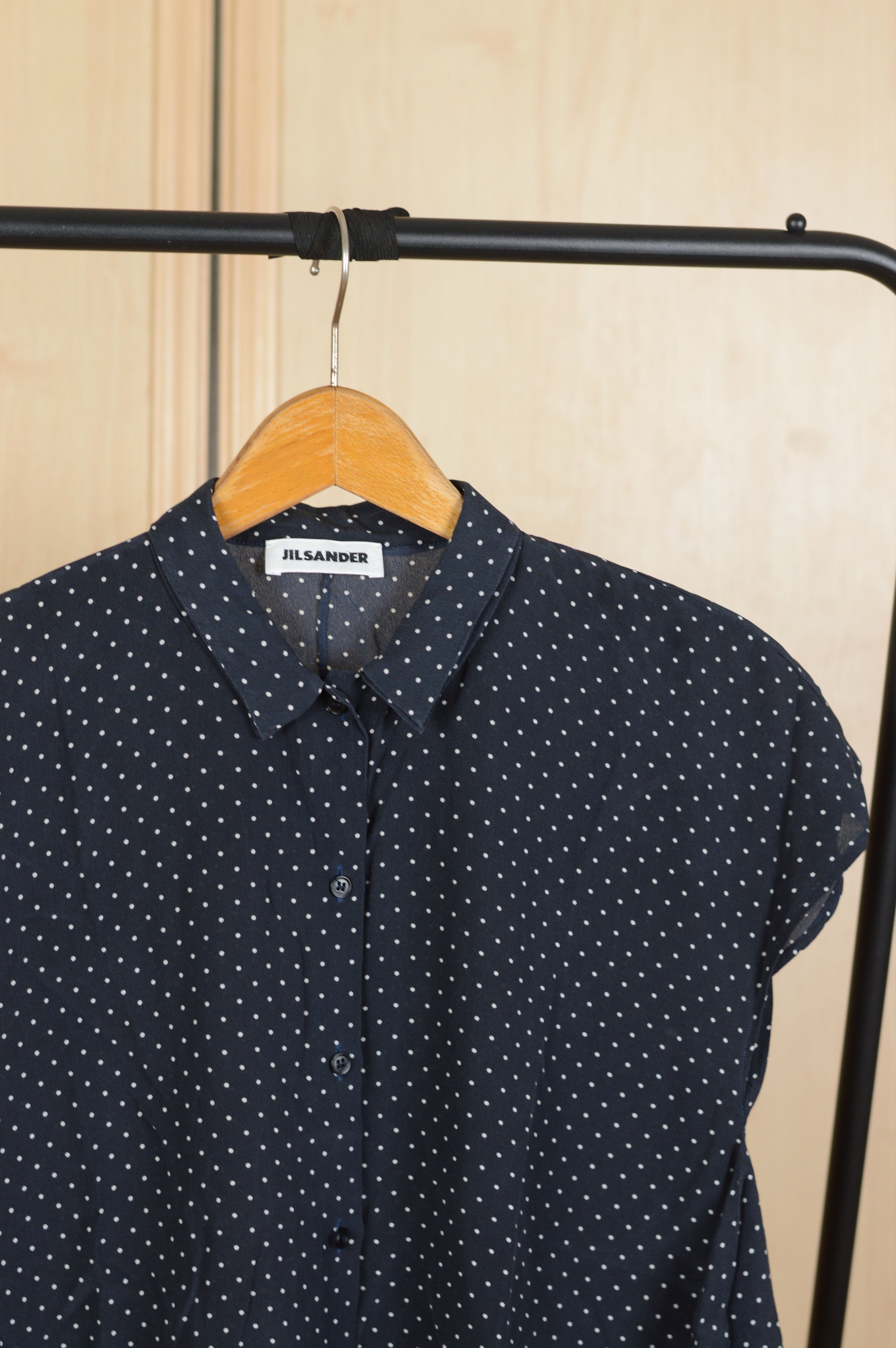 Jil Sander Jil Sander Polkadot Sleeveless Tank Top Size L / US 10 / IT 46 - 2 Thumbnail
