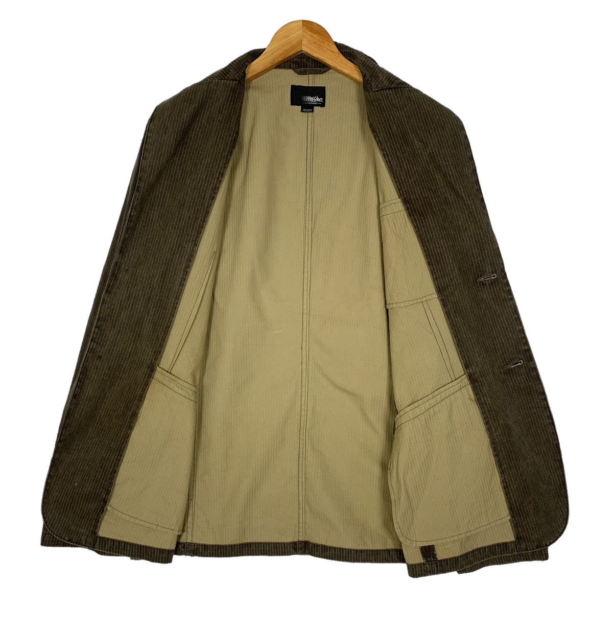 Mossimo Mossimo Designer Hikory Blazer Coat Olive Size M Size US M / EU 48-50 / 2 - 5 Thumbnail