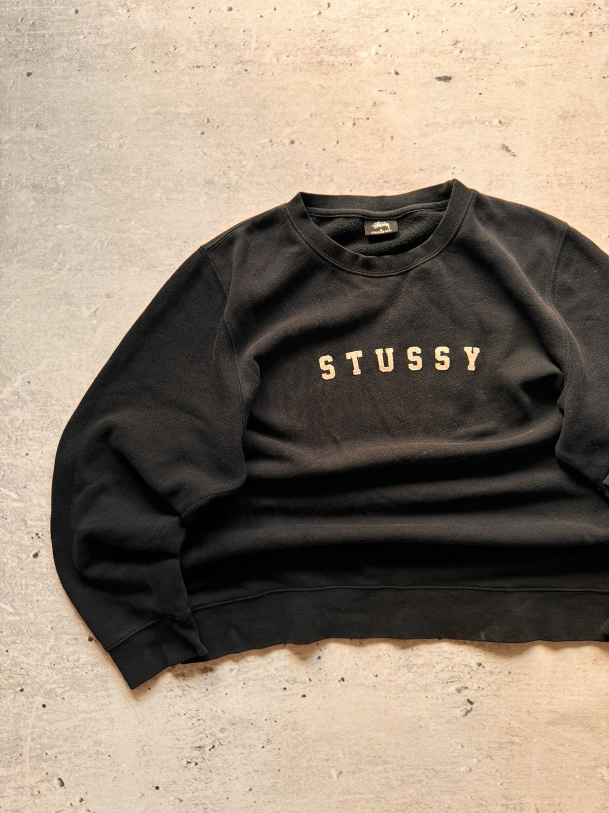 Stussy × Vintage STUSSY CENTER LOGO VINTAGE SWEATSHIRT Size US S / EU 44-46 / 1 - 2 Thumbnail