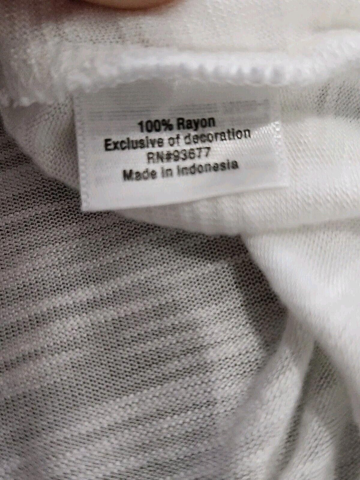 Designer Ana Top Large White V Neck Flowy Shirt Blouse Lightweight Size L / US 10 / IT 46 - 5 Thumbnail
