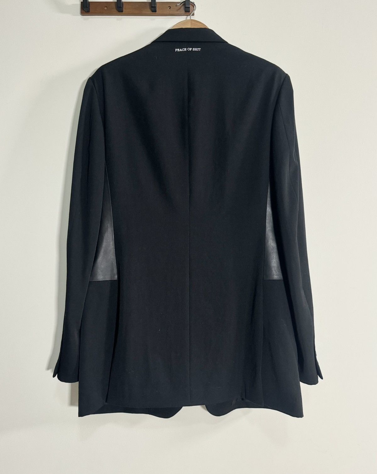 Yohji Yamamoto Yohji Yamamoto 09ss “peace of shit” Blazer Jacket，size4 Size 52S - 2 Thumbnail
