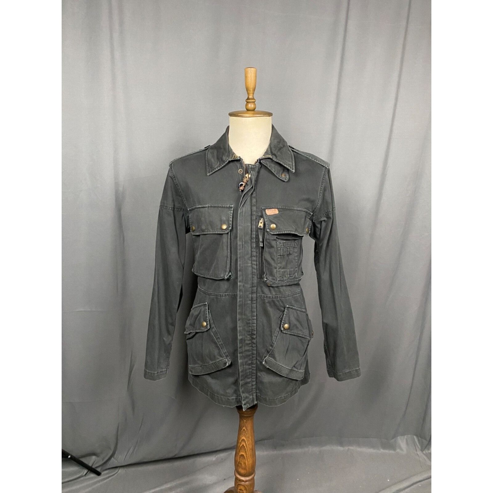 Polo Ralph Lauren Polo Ralph Lauren VTG Men's Black Denim Multipocket Jacket S Size US M / EU 48-50 / 2 - 1 Thumbnail