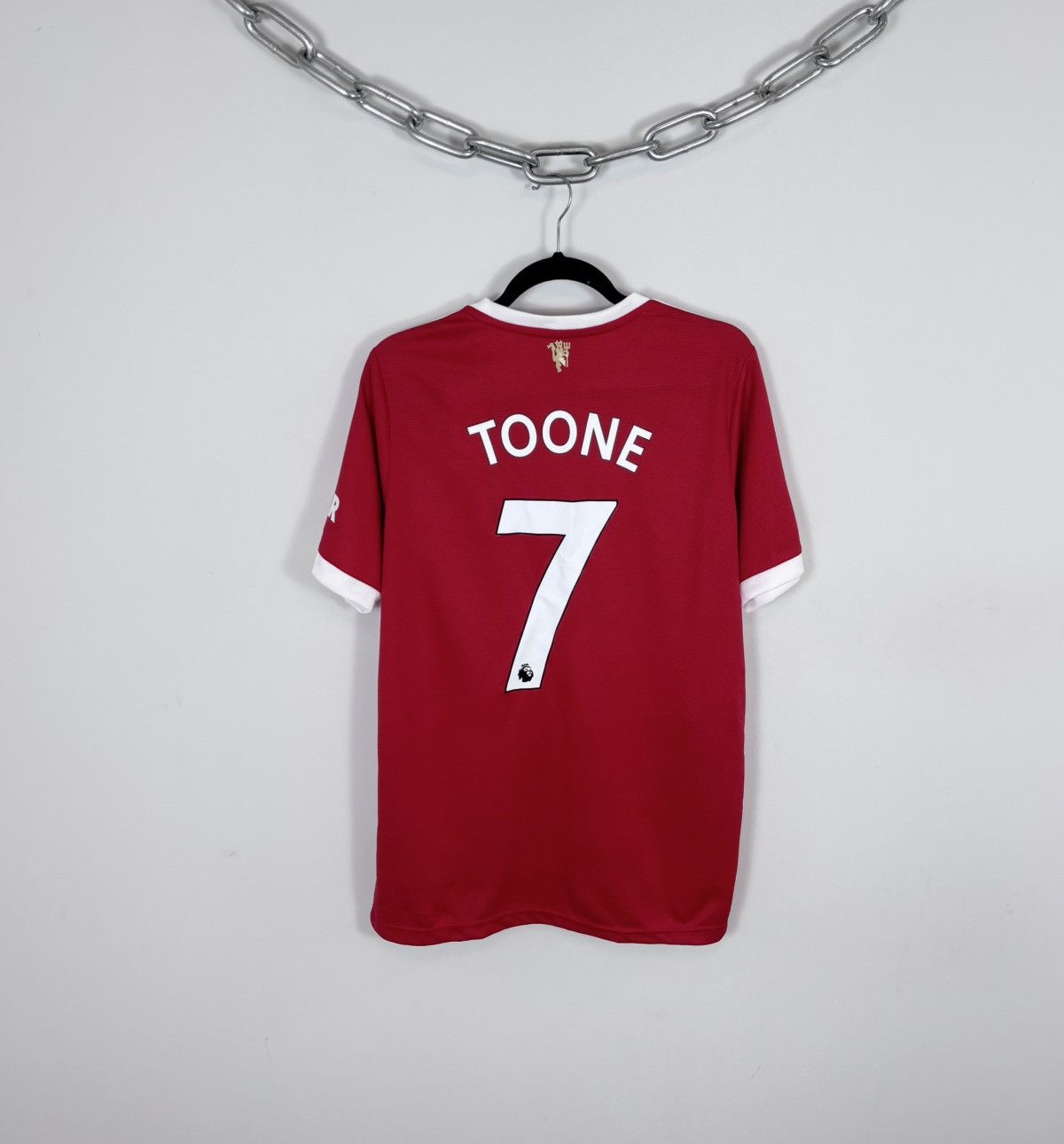 Adidas Adidas Manchester United NWT 2021/22 Toone #7 Soccer Jersey Size US L / EU 52-54 / 3 - 1 Thumbnail