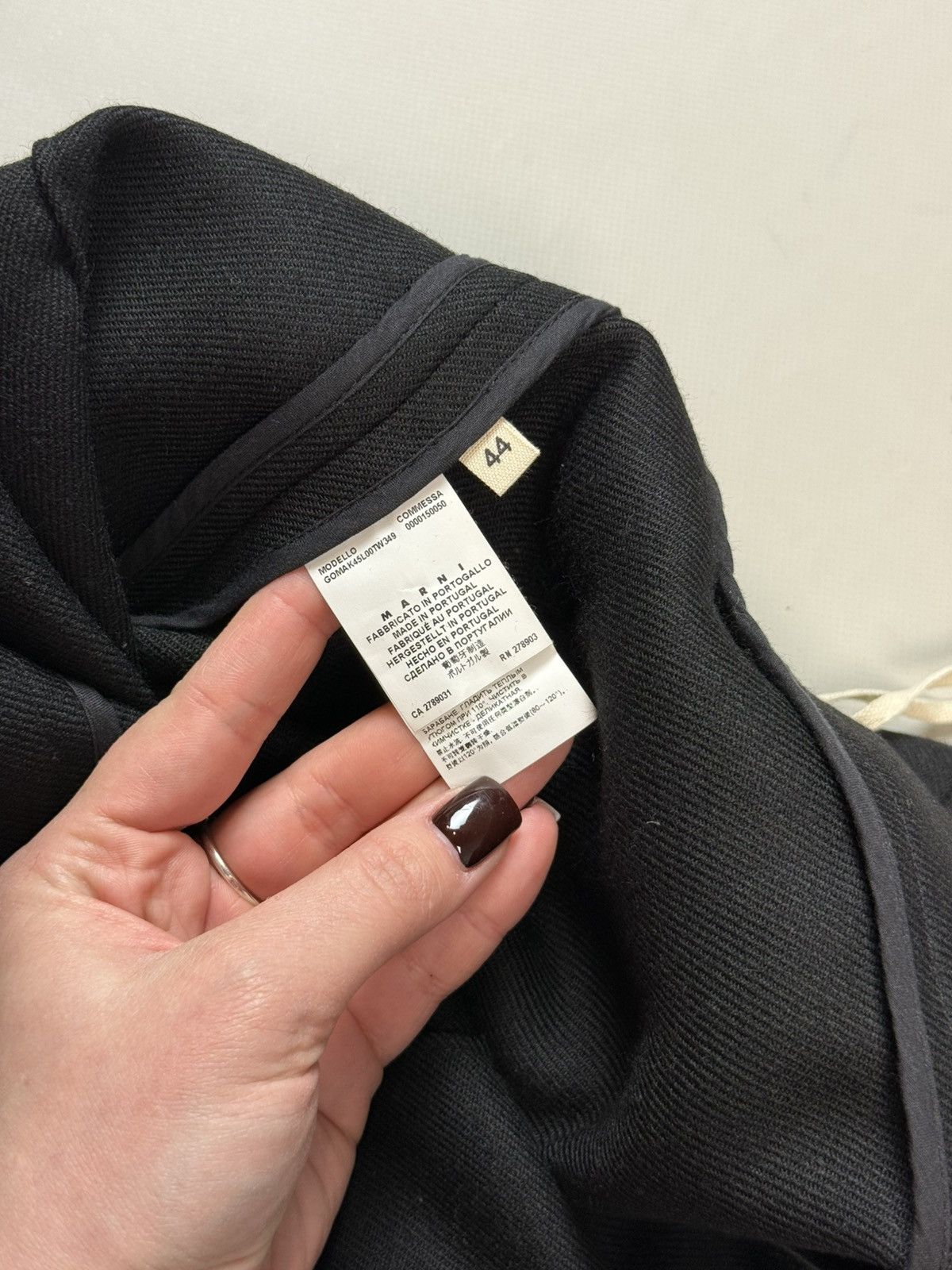 Marni Marni Comessa Ladies AW2011 Virgin Wool Pencil Skirt Size 44 Size 30" / US 8 / IT 44 - 12 Thumbnail